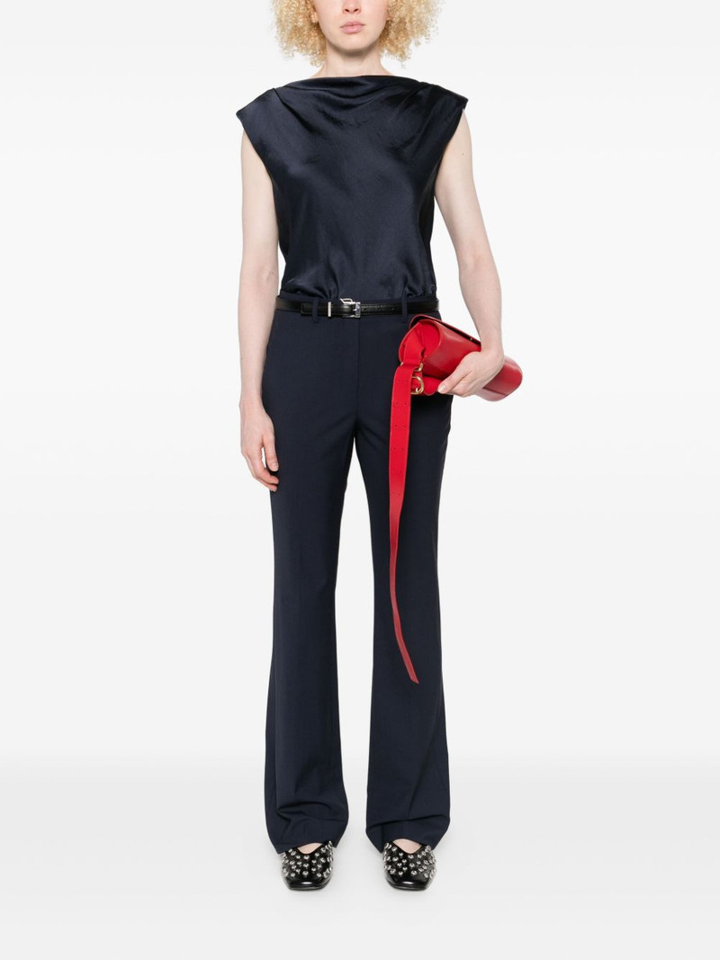 Theory cowl-neck sleeveless top outlook