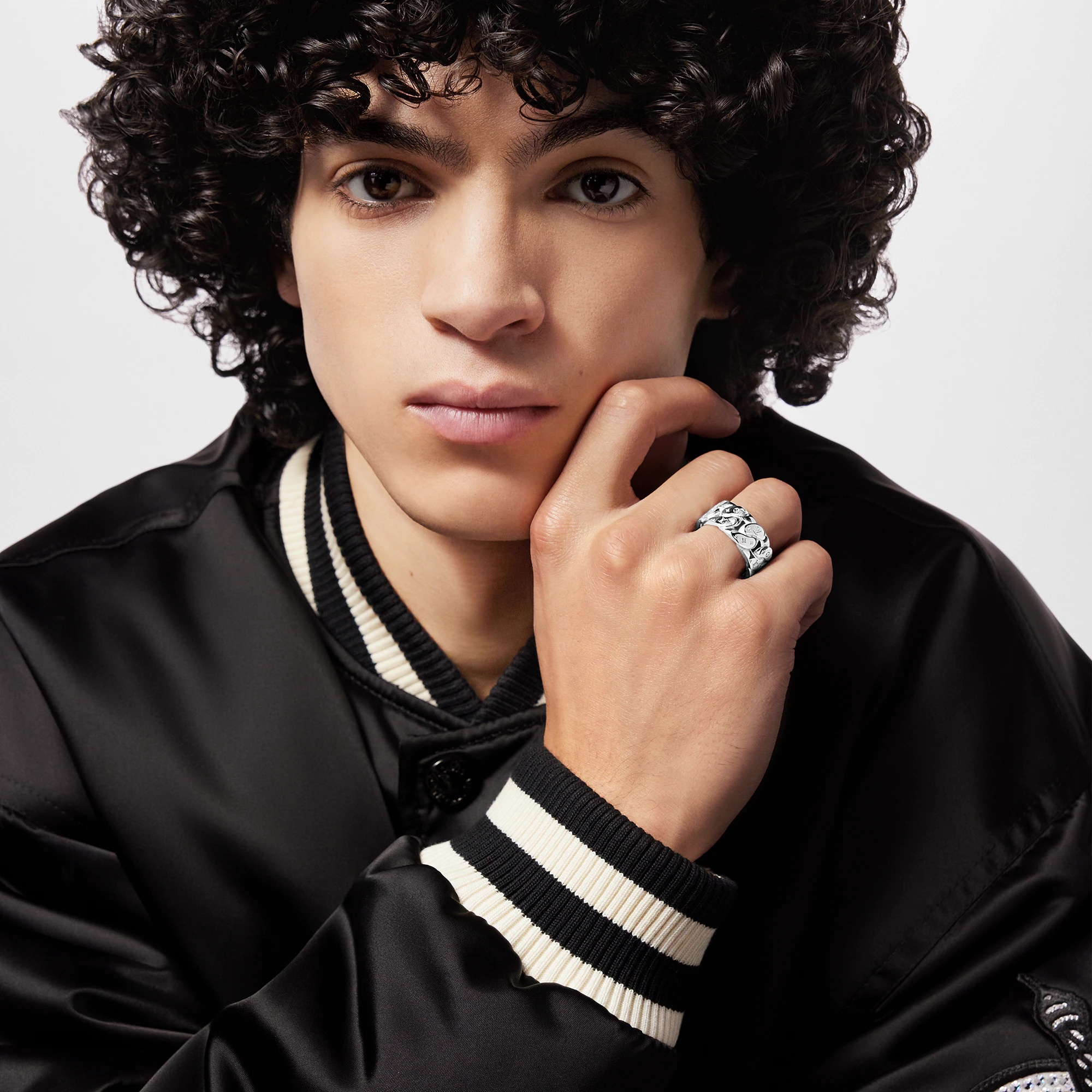 LV Mosaic Cuban Ring - 4