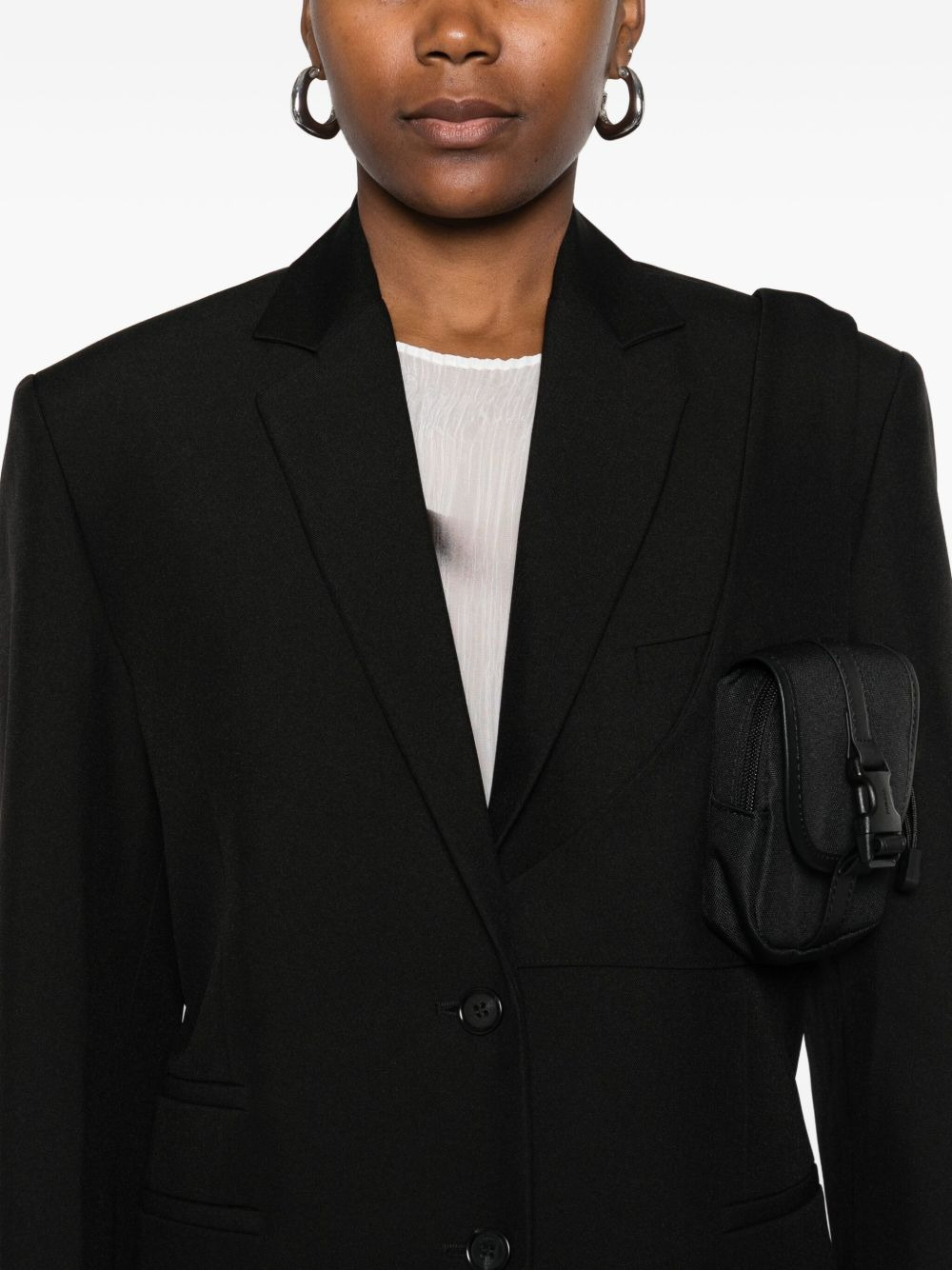 single-breasted blazer - 5