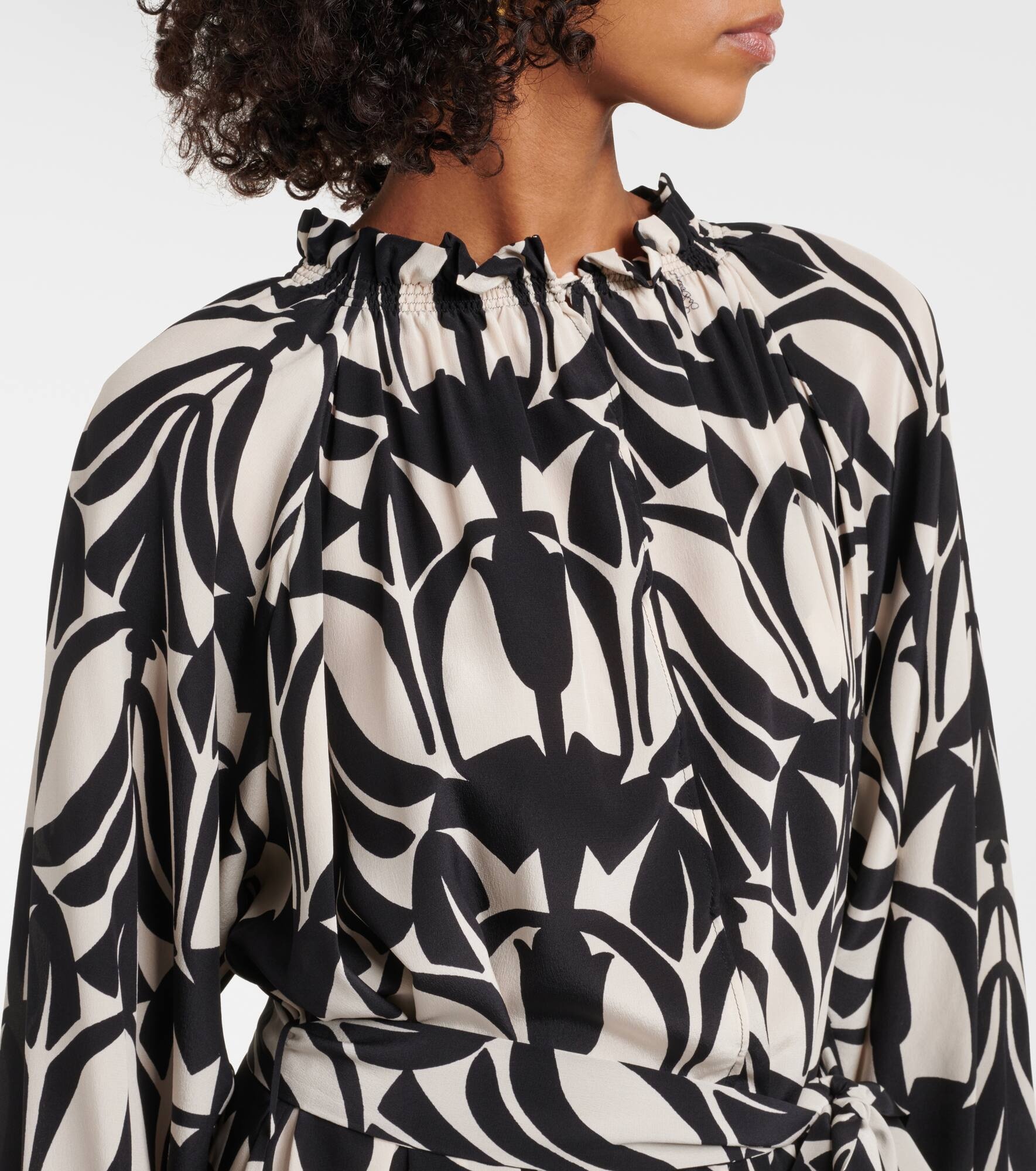 Cerere silk shirtdress - 4