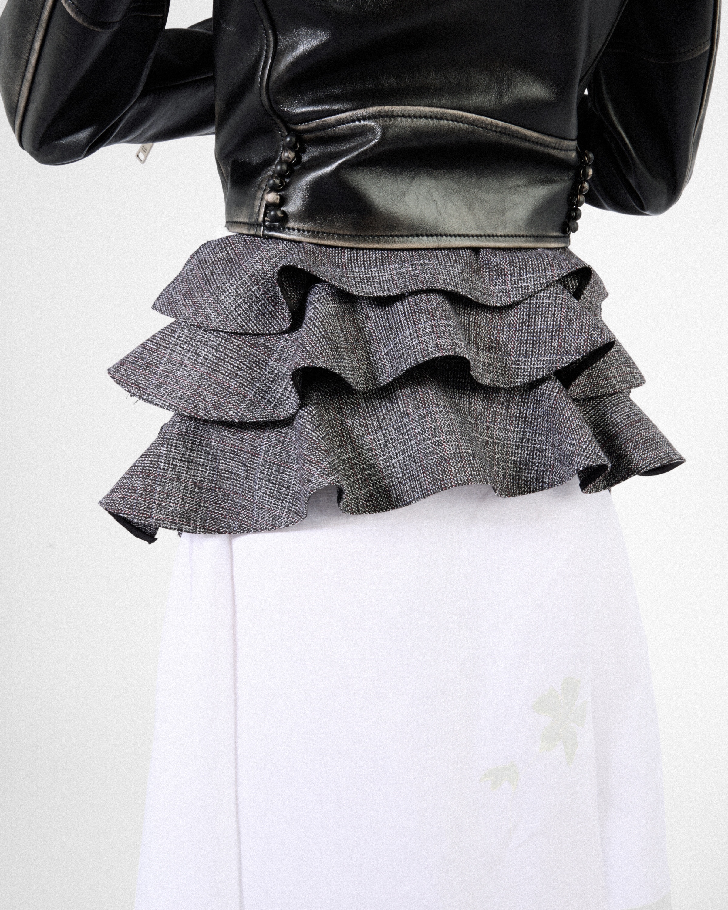 Deconstructed grisaille skirt - 6