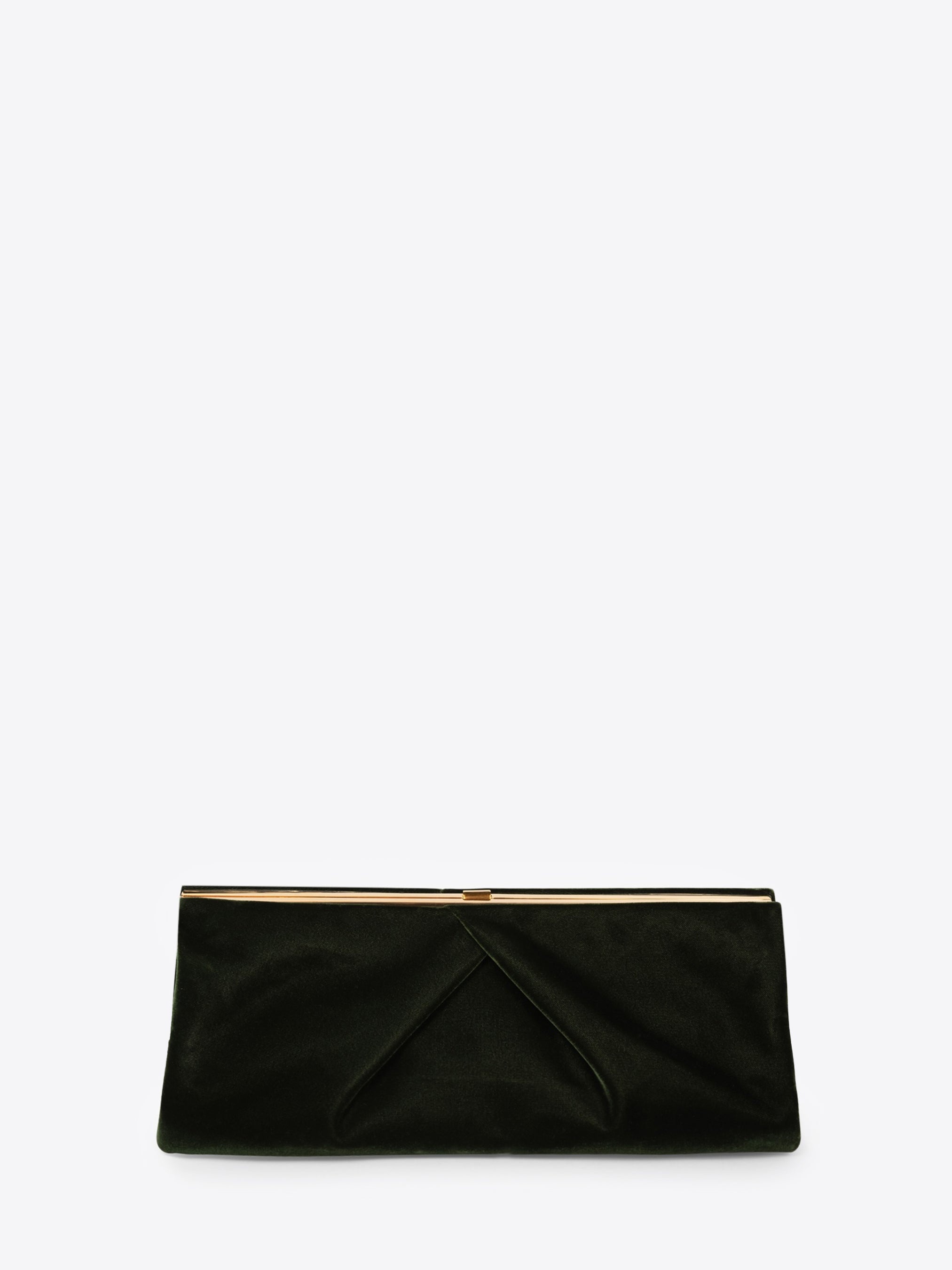 PLEATED VELVET CLUTCH - 4