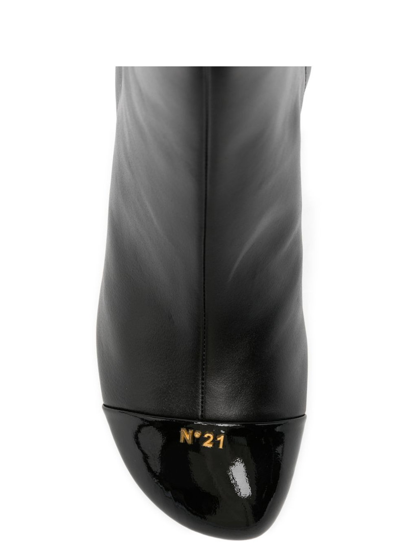 cap-toe leather boots 4