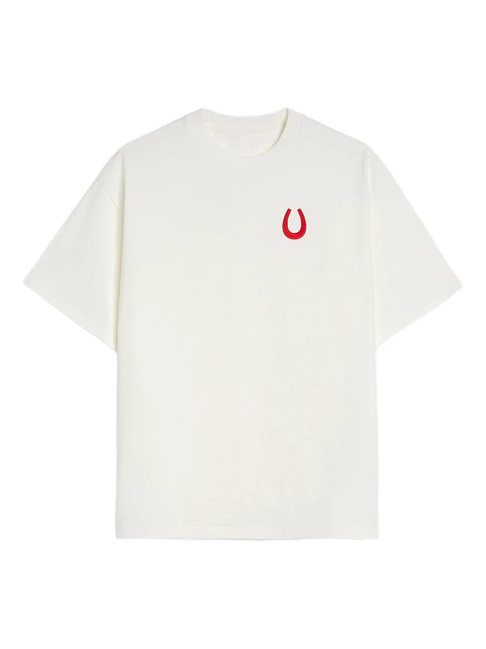 crew-neck embroidered T-shirt - 1