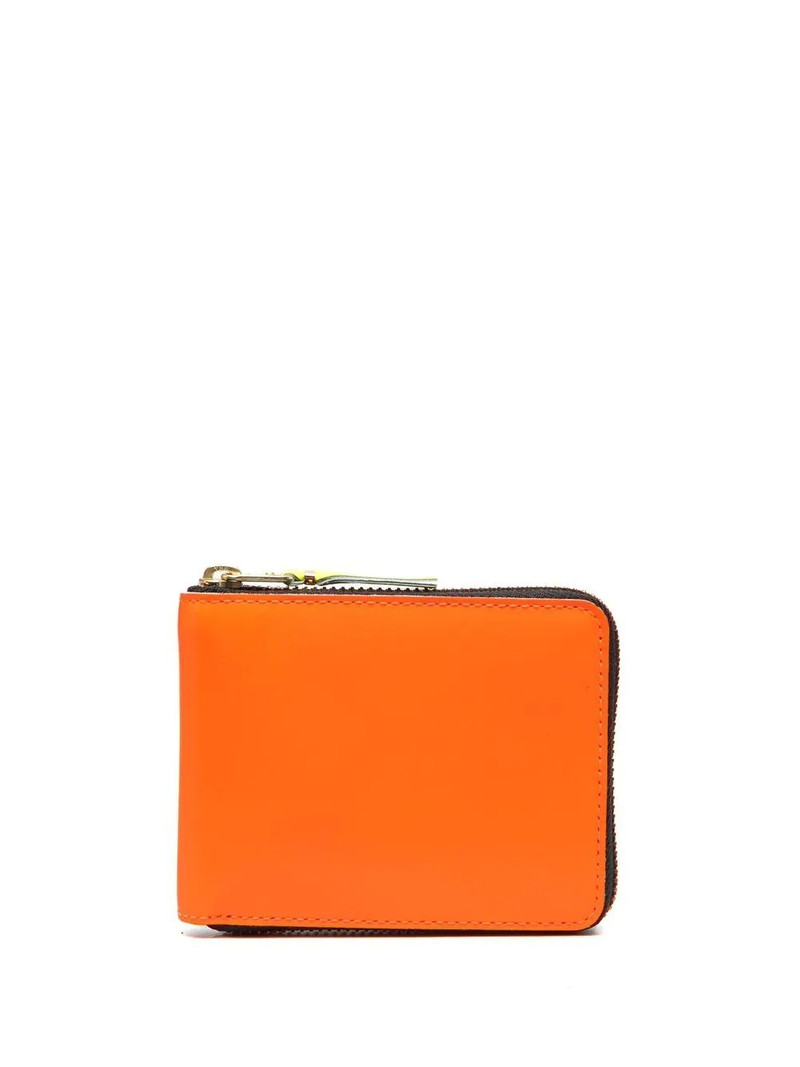 colour-block leather wallet 1
