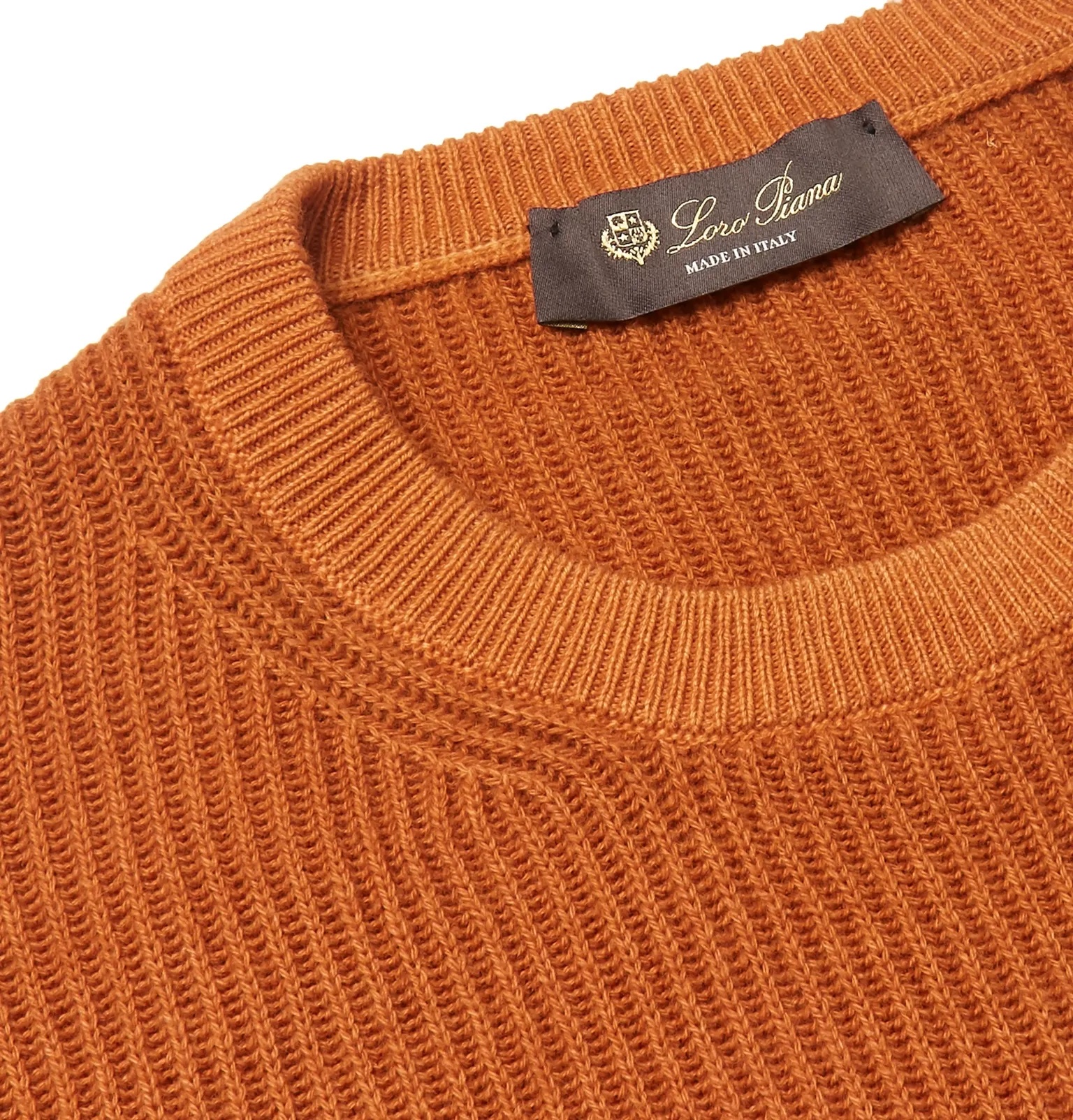 Ribbed Cashmere Sweater - 6