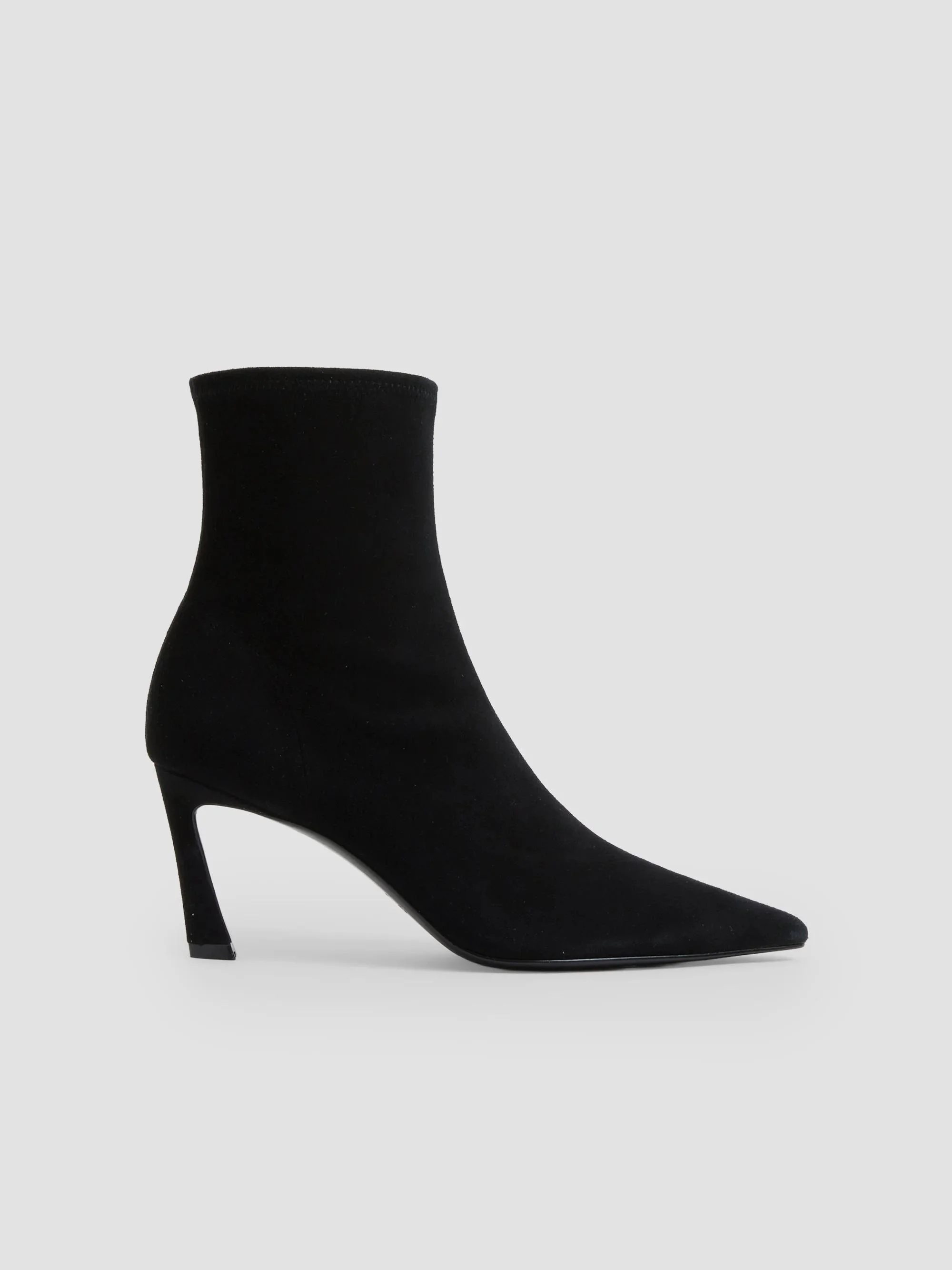 Women's Katya 75MM Suede Ankle Boots - Black - 1