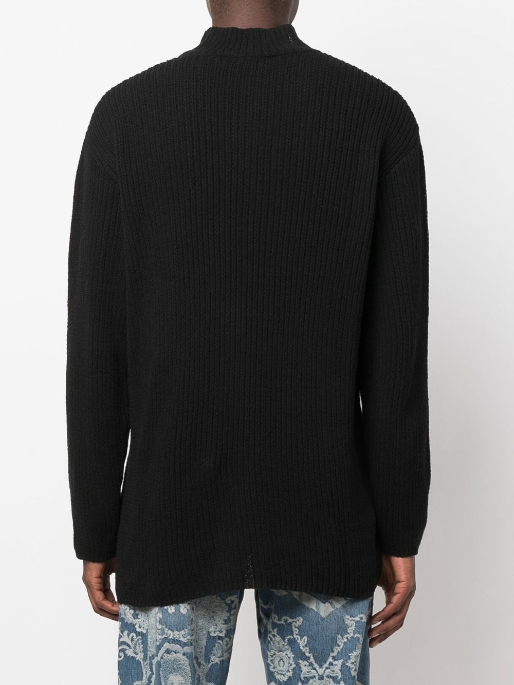 turtle-neck knitted jumper - 4