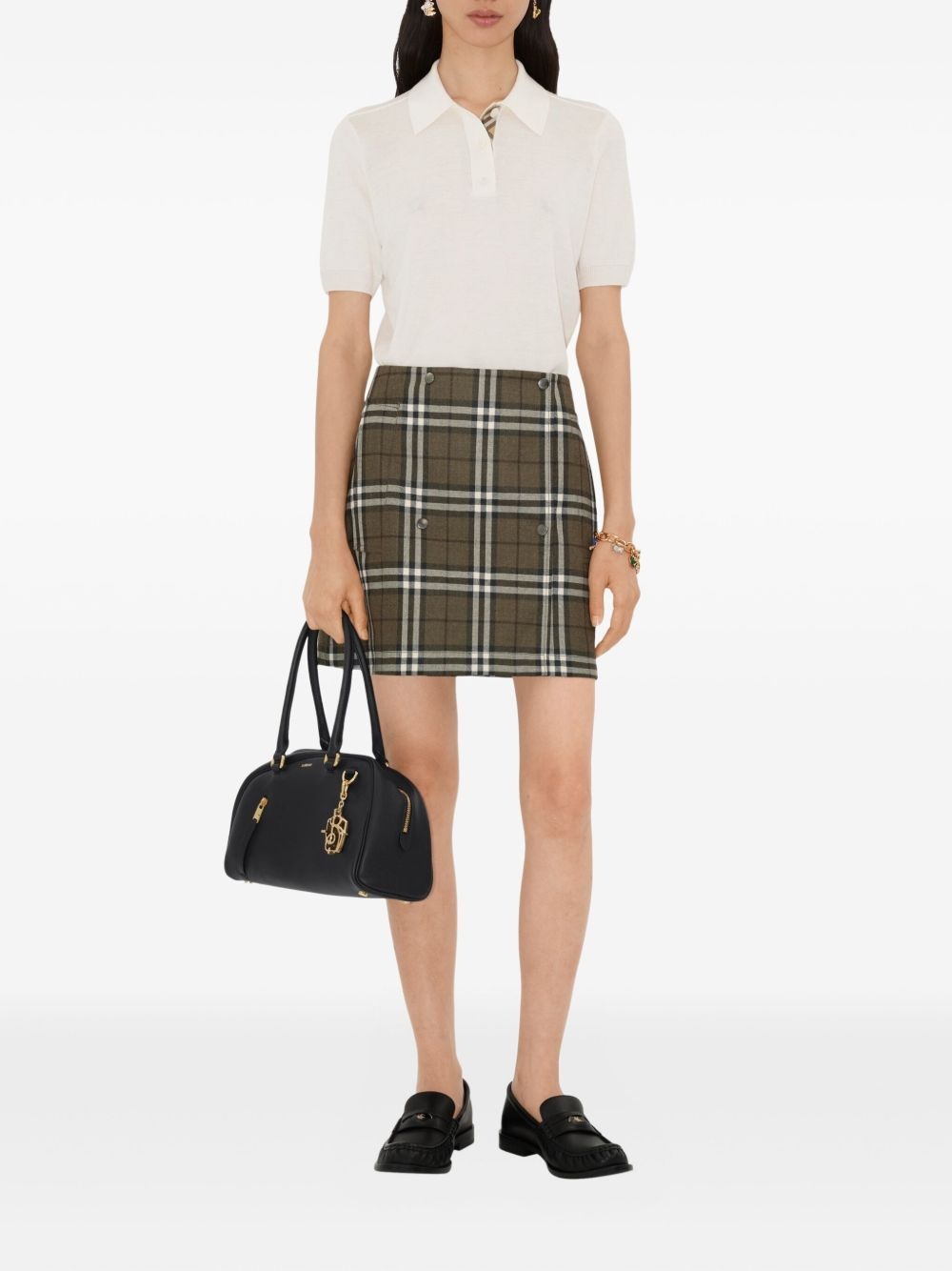 House-check skirt - 2