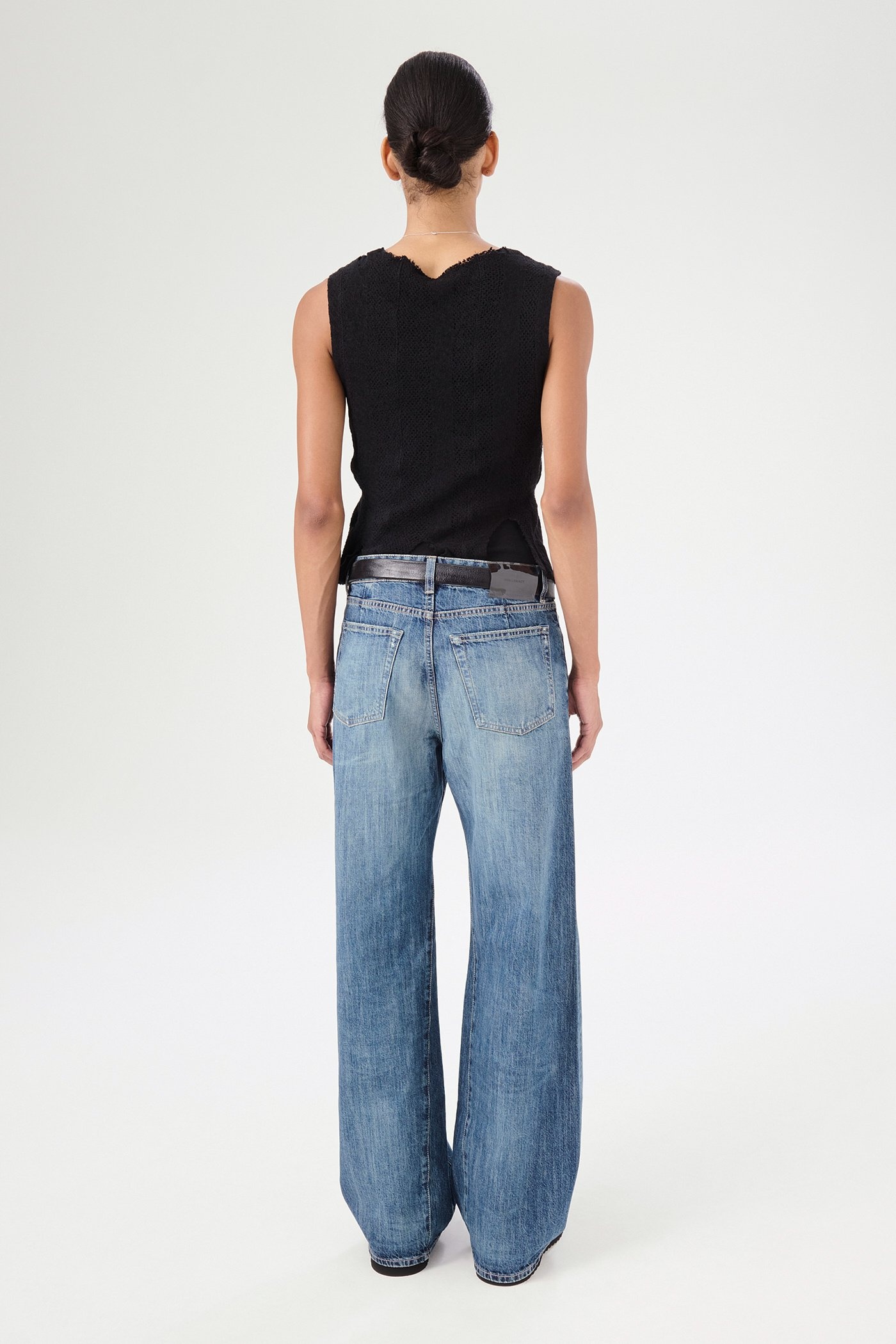 Our Legacy Treble Cut Vintage Rubber Repair Denim | REVERSIBLE