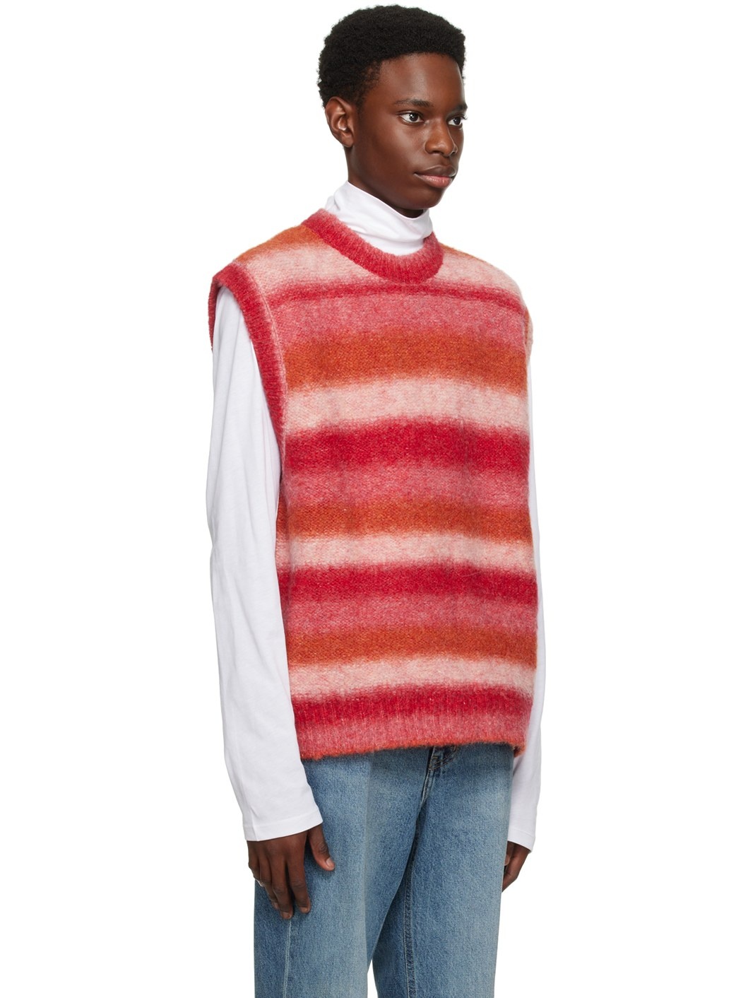Red Gradient Vest - 2