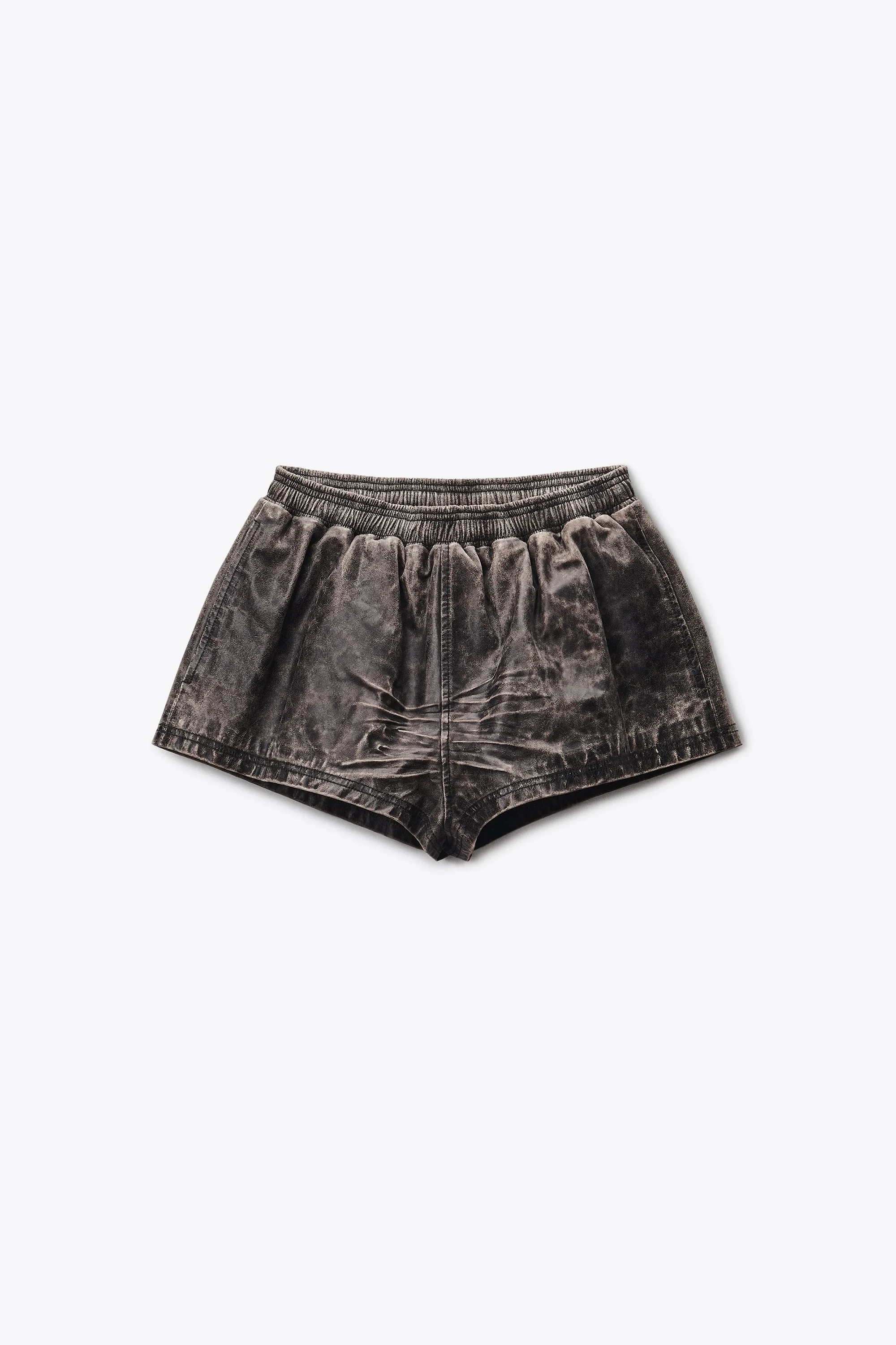 Distressed Leather Short - 1