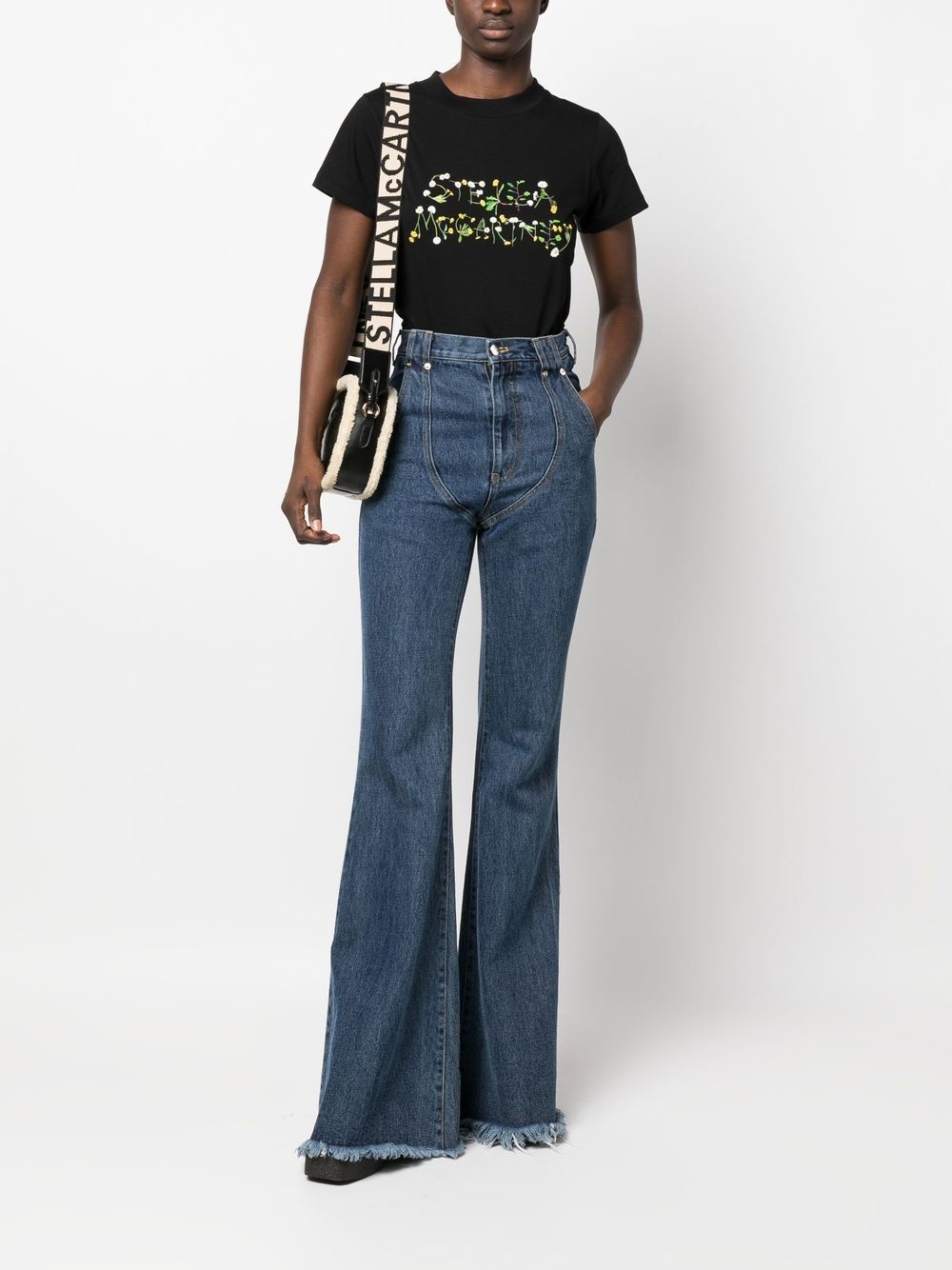 dandelion logo-print T-shirt - 2