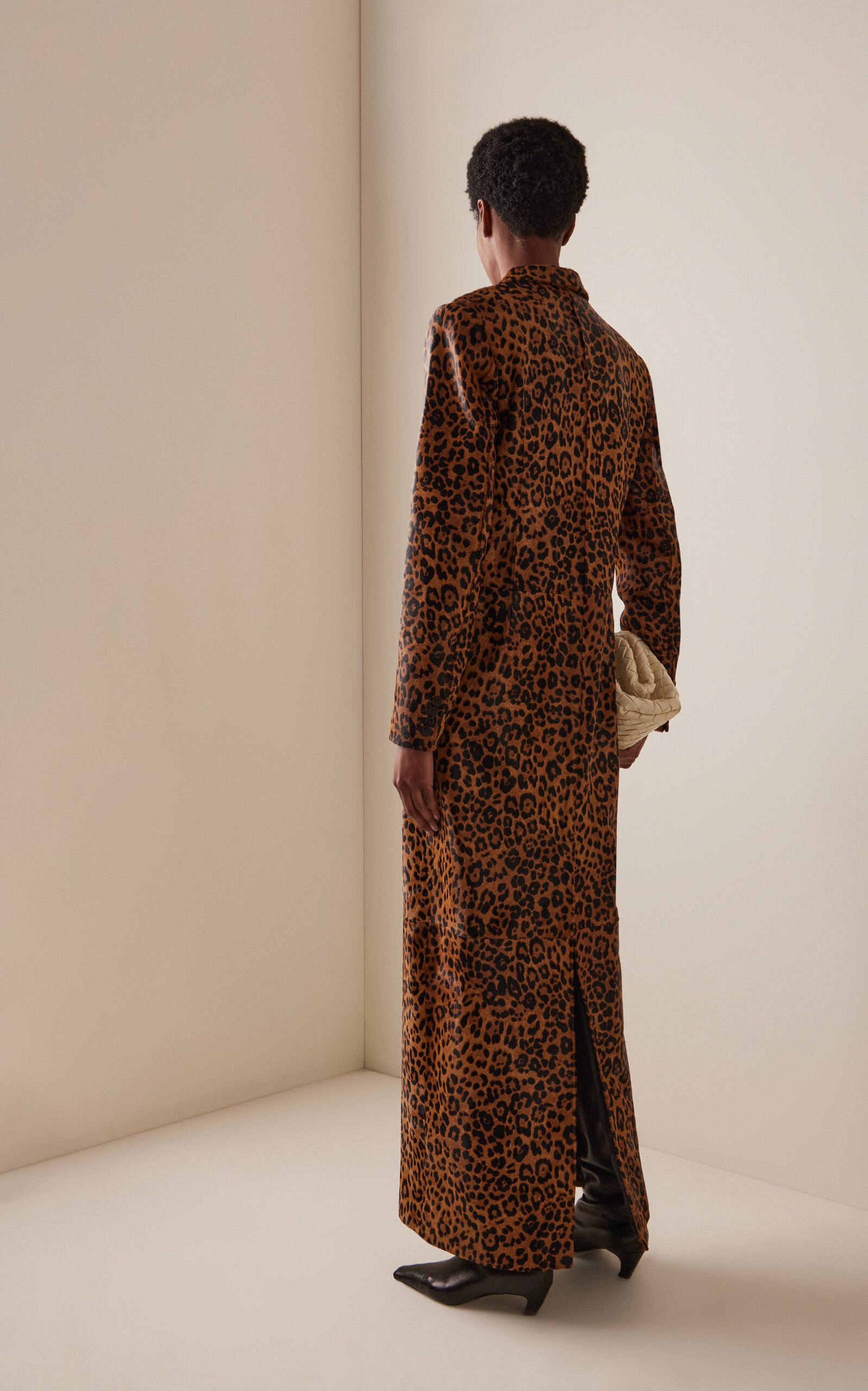 Leopard Calf Hair Coat animal - 4