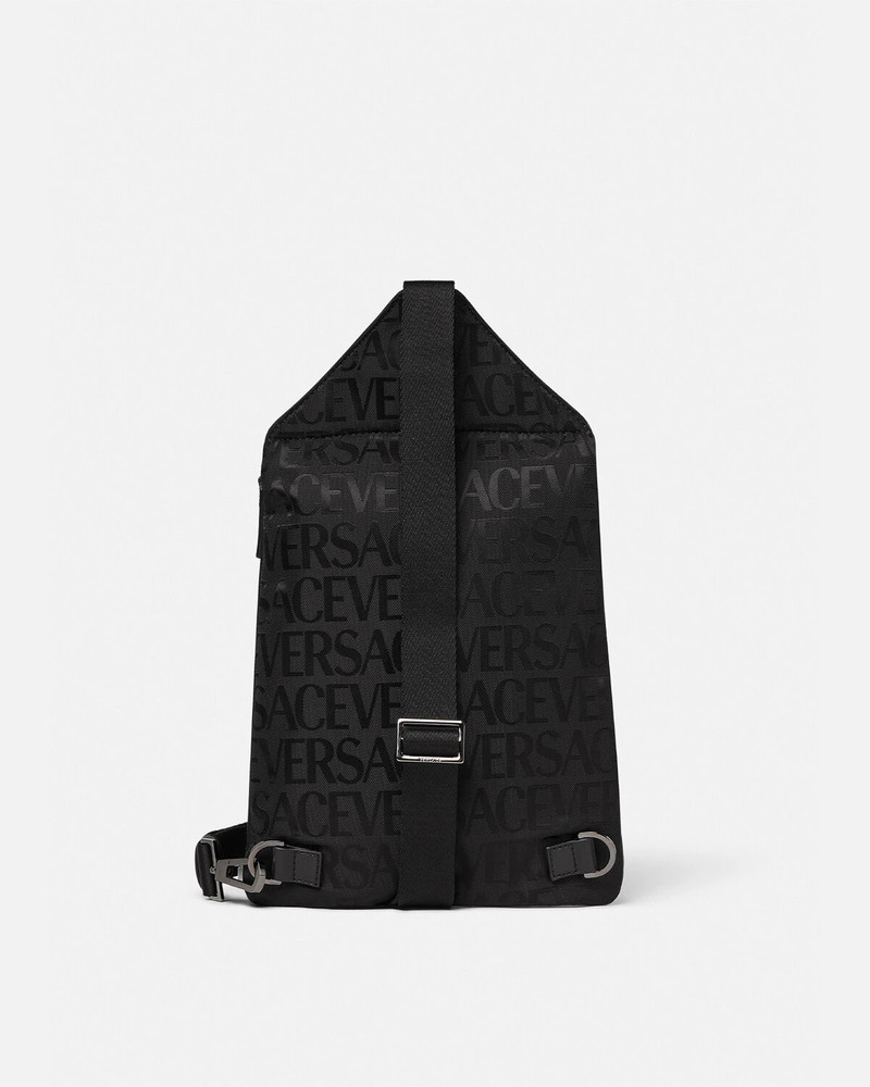Versace Allover Neo Nylon Sling Backpack 3