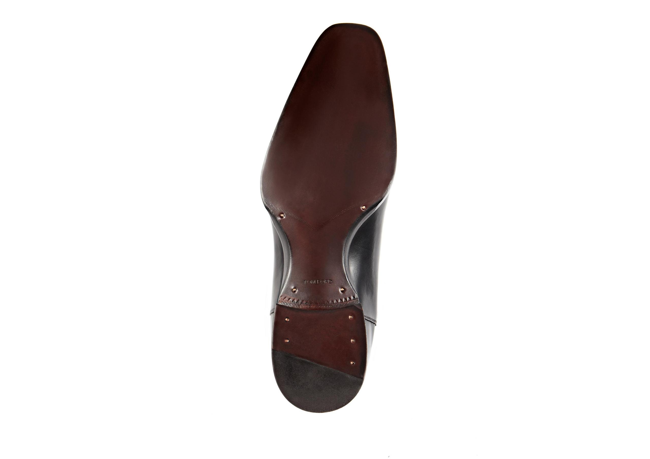 GIANNI LEATHER CAP TOE CHELSEA BOOT - 4