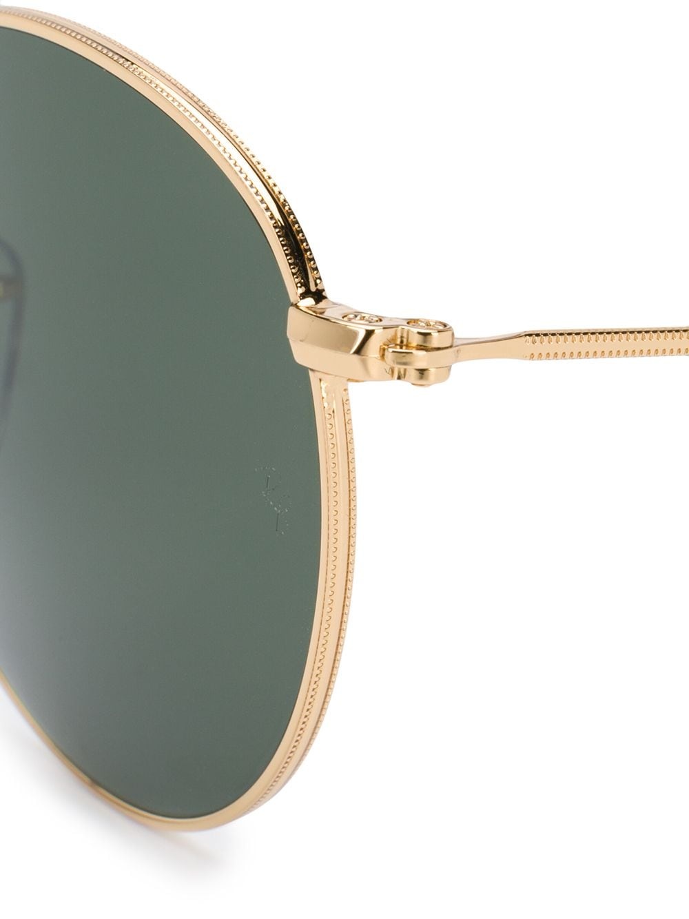 two-tone round-frame sunglasses - 3