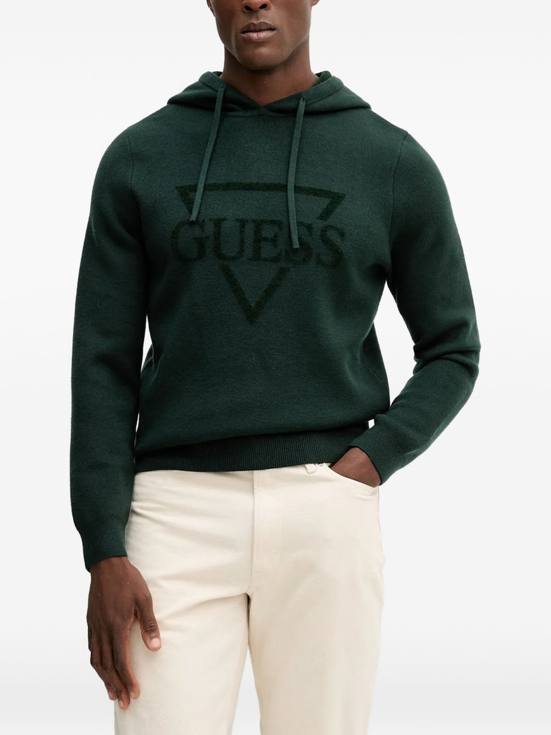 logo hooded sweater 1