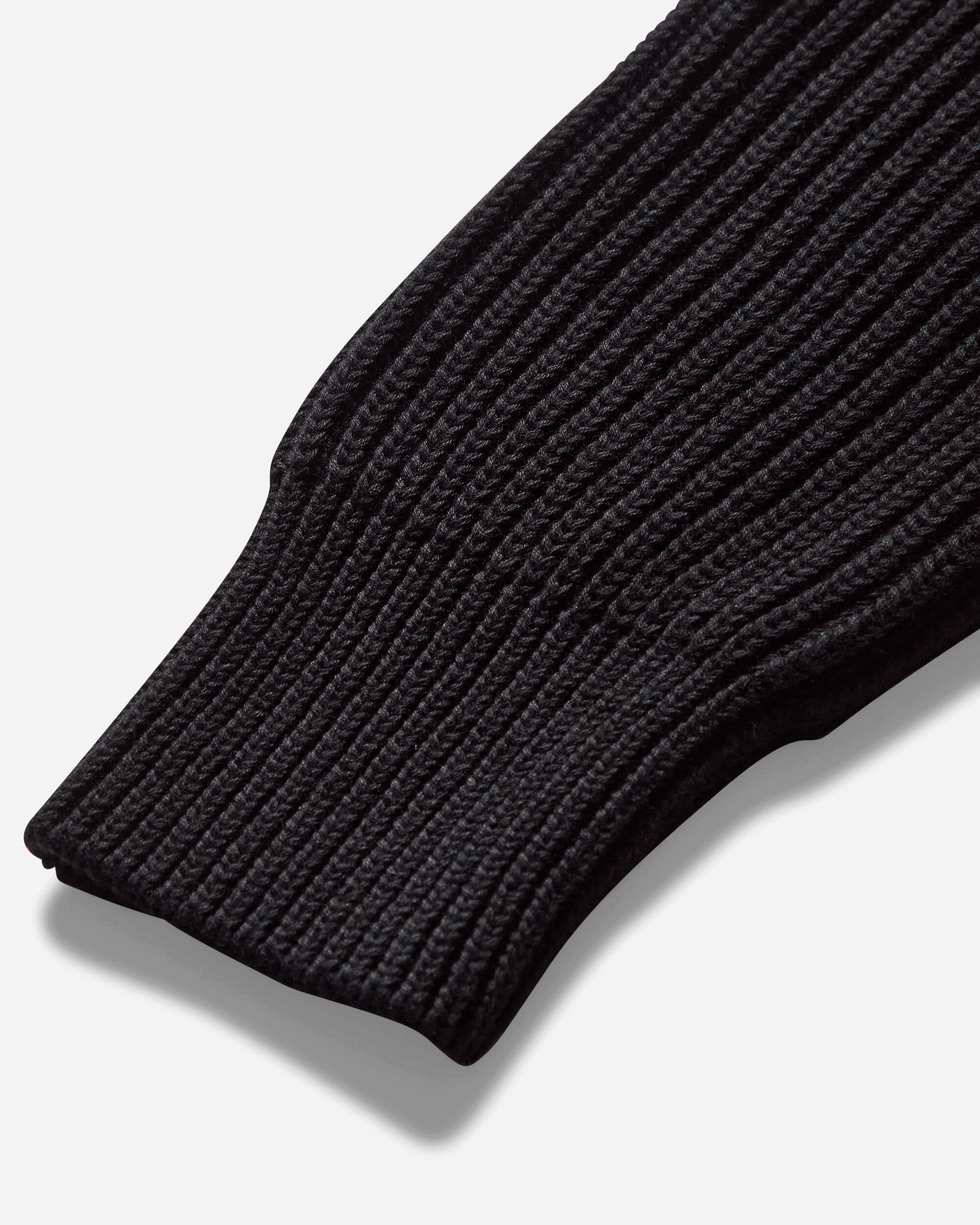 Men's Ribbed Knit Jacket Black - 4