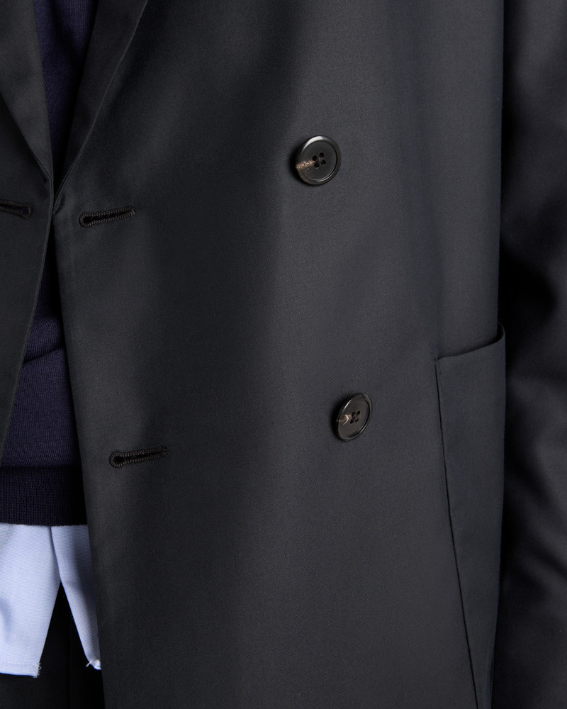 Double-breasted silk jacket 6