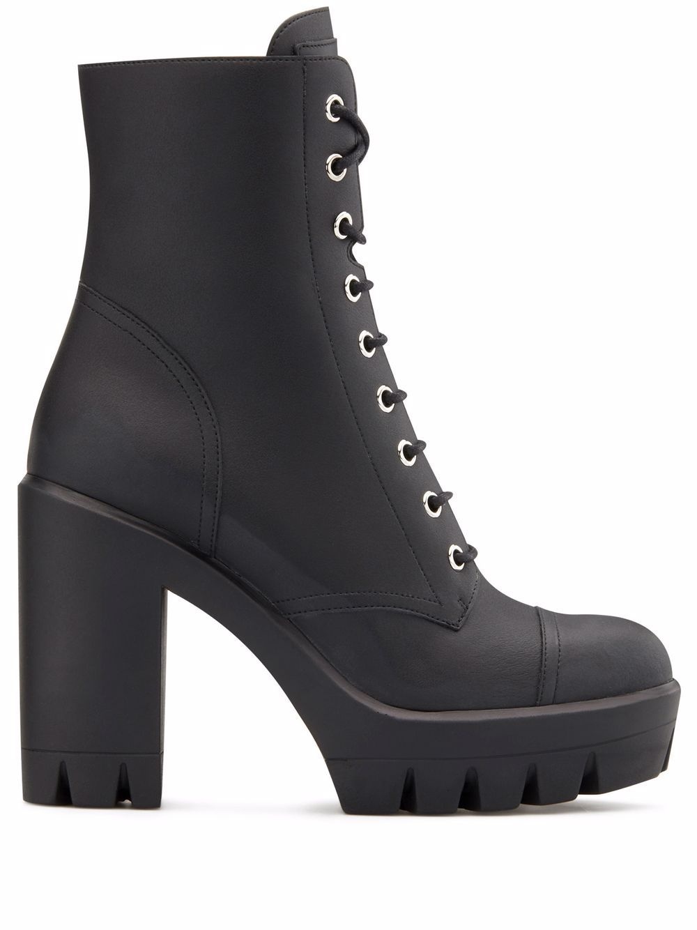 Camille lace-up cargo boots - 1