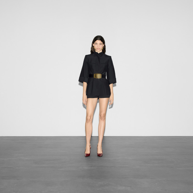 GUCCI Soft wool silk jacket outlook