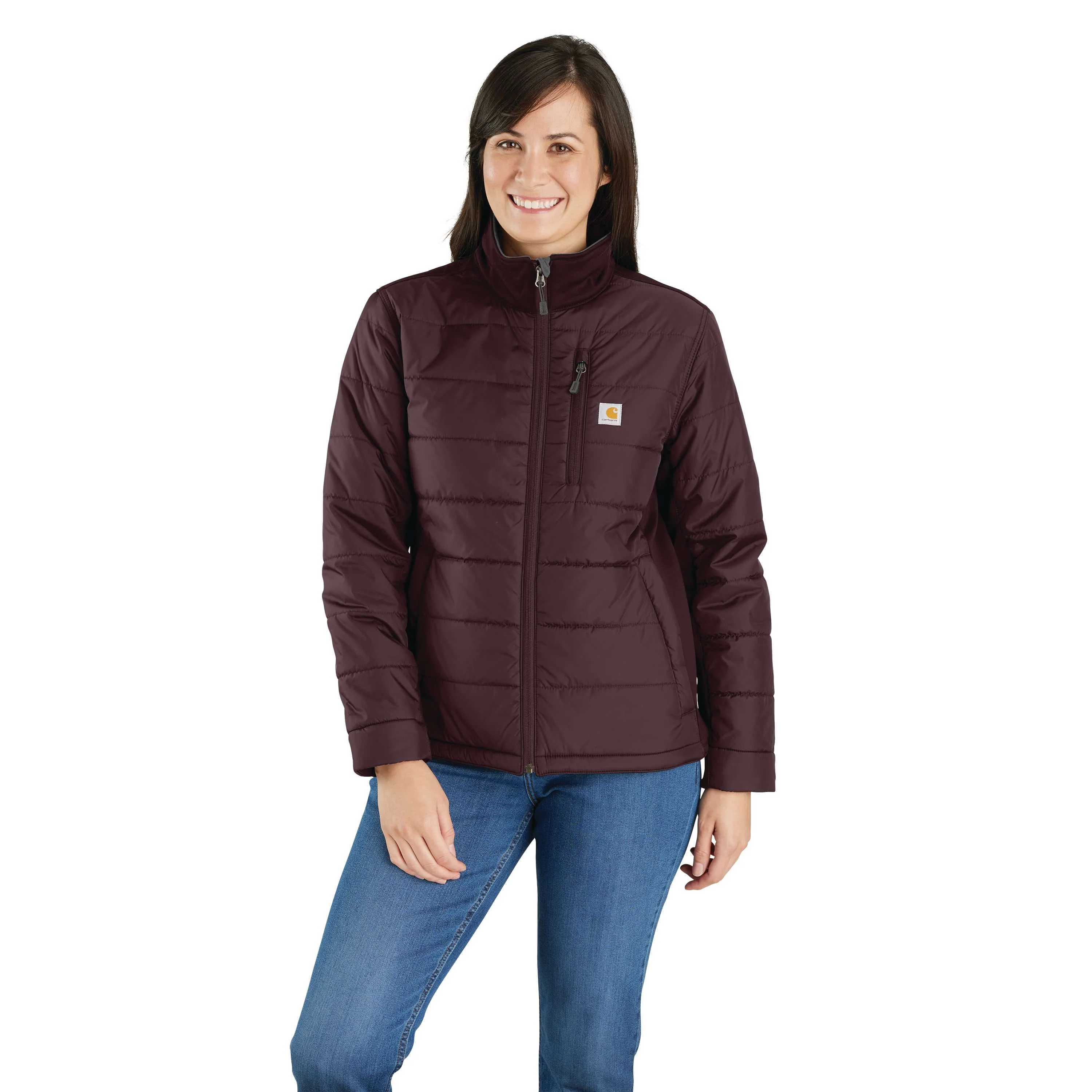 Women's Lightweight Puffer Jacket - Relaxed Fit - Insulated - 2 Warmer Rating - 1