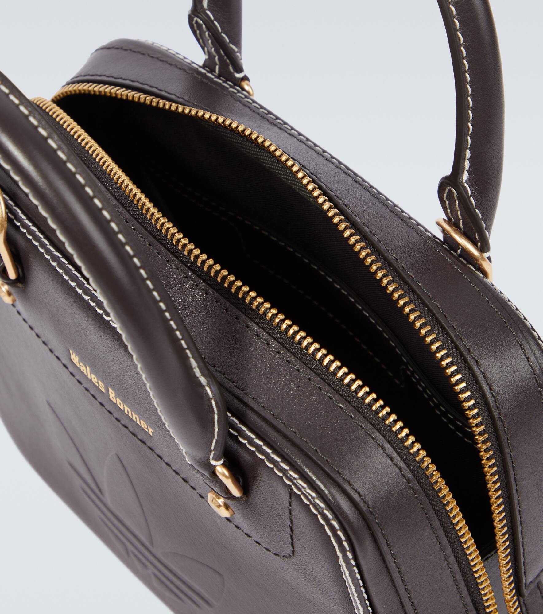 x Wales Bonner Small leather tote bag - 2