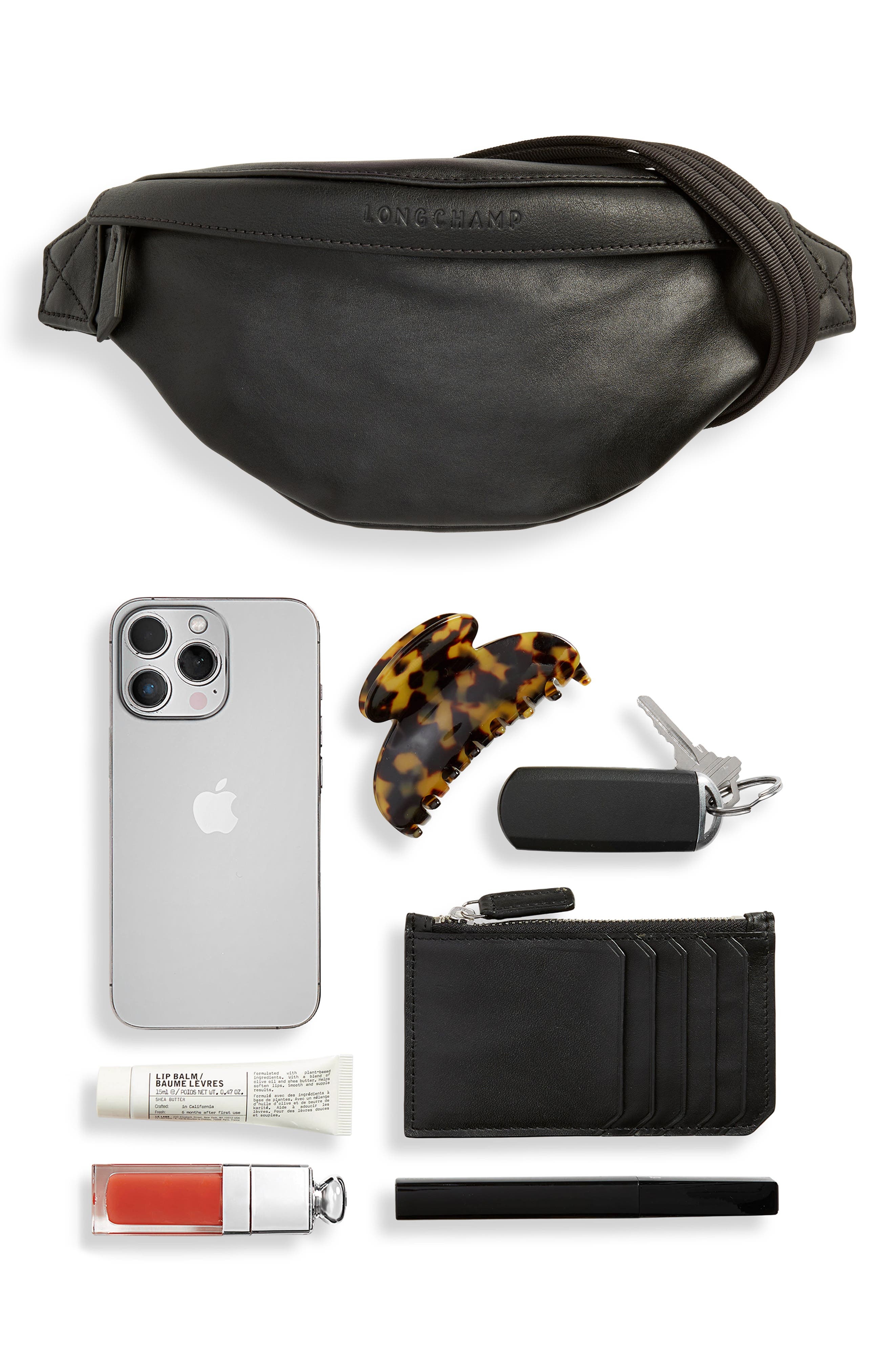 Longchamp 3D Leather Belt Bag in Black at Nordstrom - 4