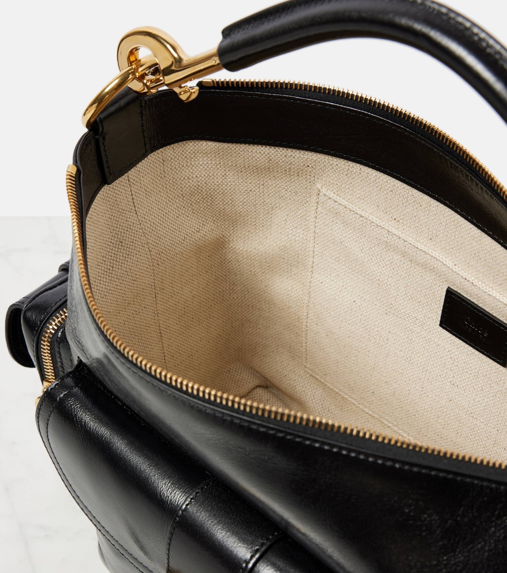 Medium leather camera bag - 3