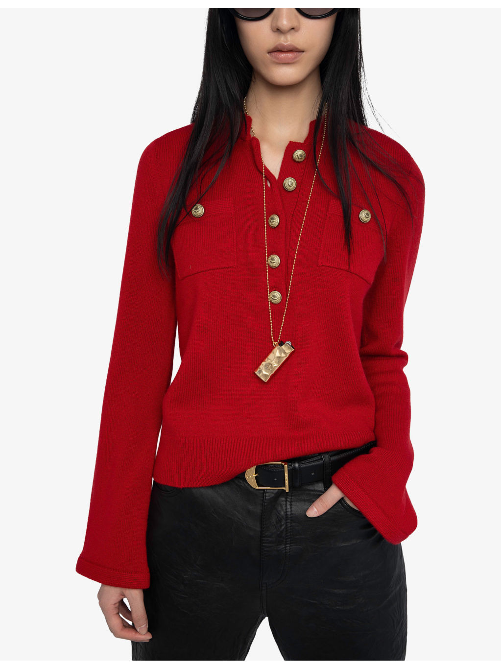 Lucas Wool and Cashmere Jumper - 3