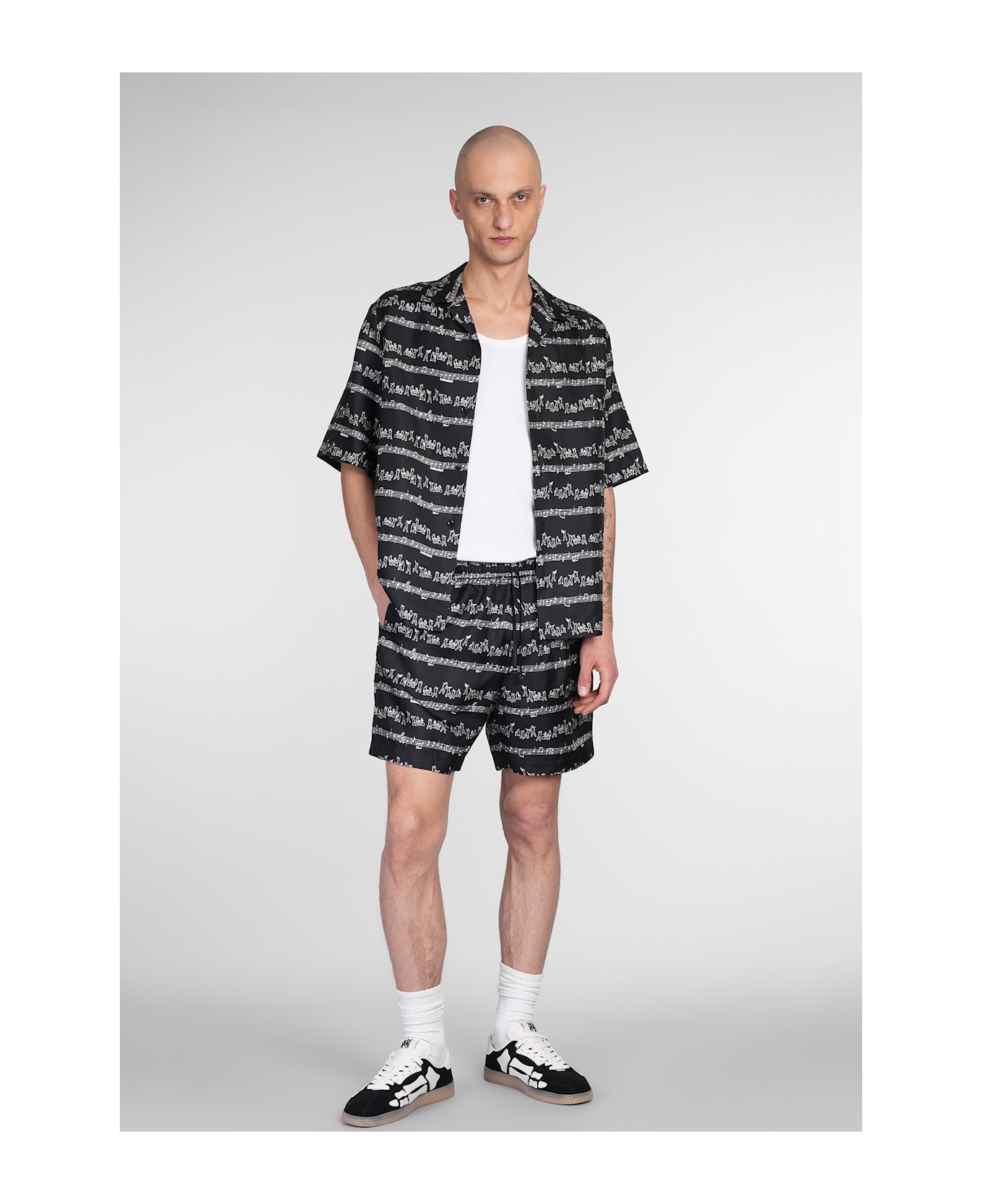 Shorts In Black Silk - 2