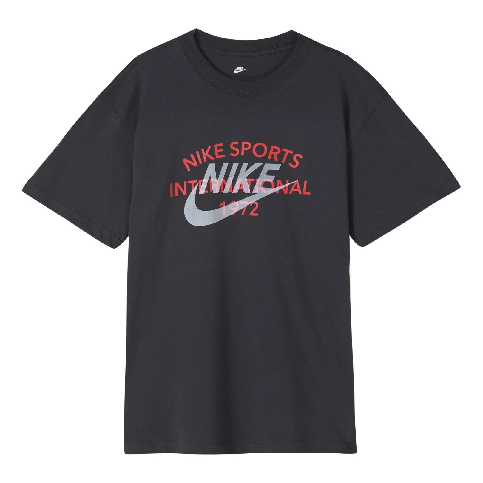 Men's Nike Sportswear Circa Hybird S/S Tee Logo Printing Round Neck Short Sleeve Gray DR8007-060 - 1