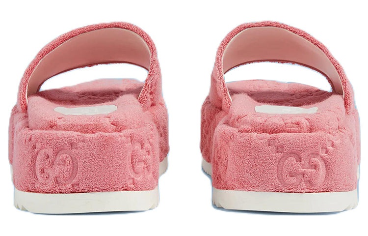 (WMNS) Gucci GG Platform Sandal 'Wild Rose' 700599-U2O00-5815 - 4