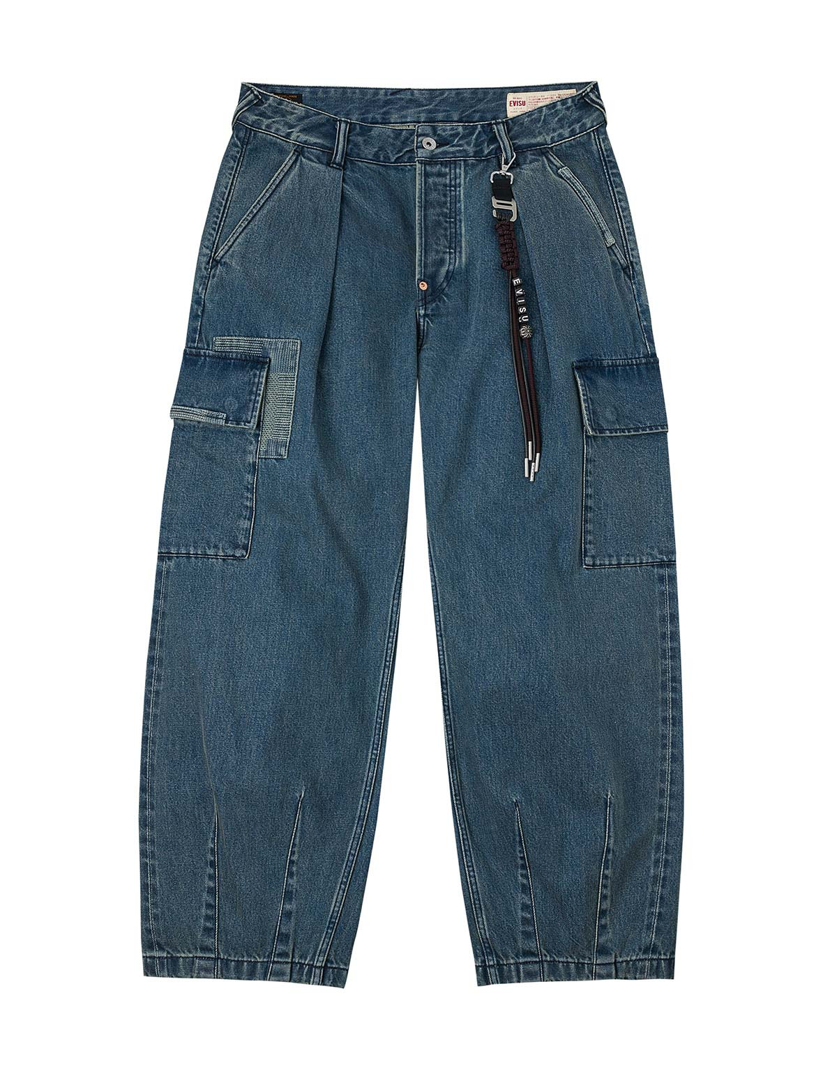 Shshiko Seagull Balloon Fit Cargo Jeans - 2