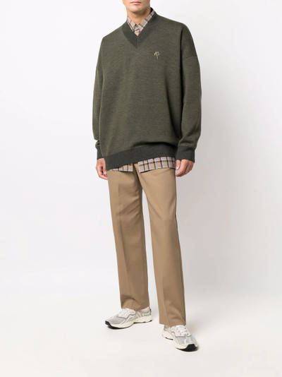 Acne Studios tailored-cut straight-leg trousers outlook