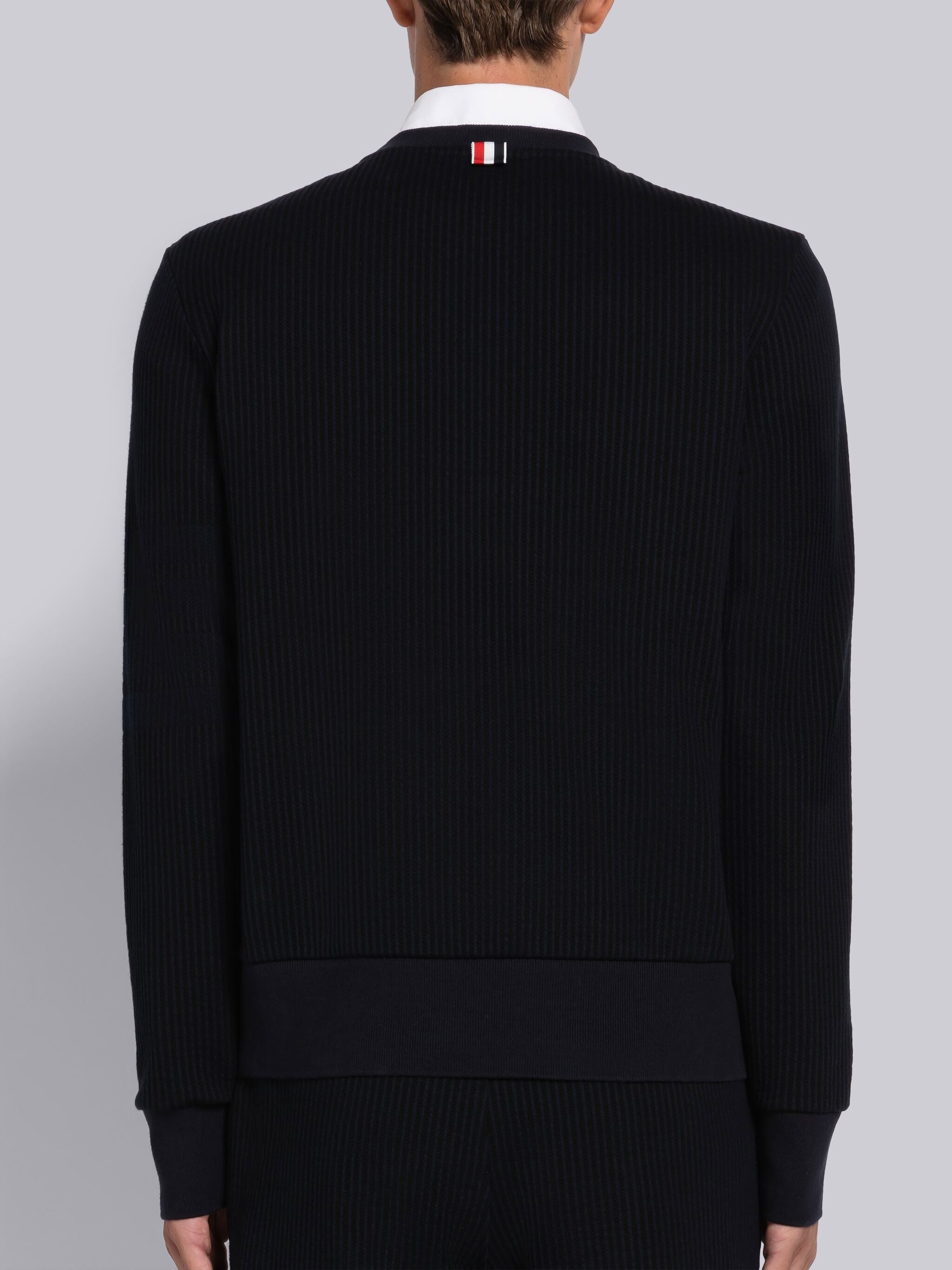 Seersucker Loopback 4-Bar Crew Neck Sweatshirt - 3