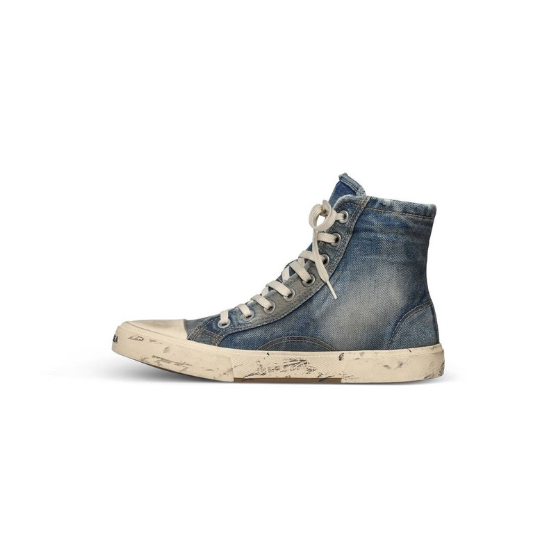 BALENCIAGA Men's Paris High Top Sneaker  in Blue outlook