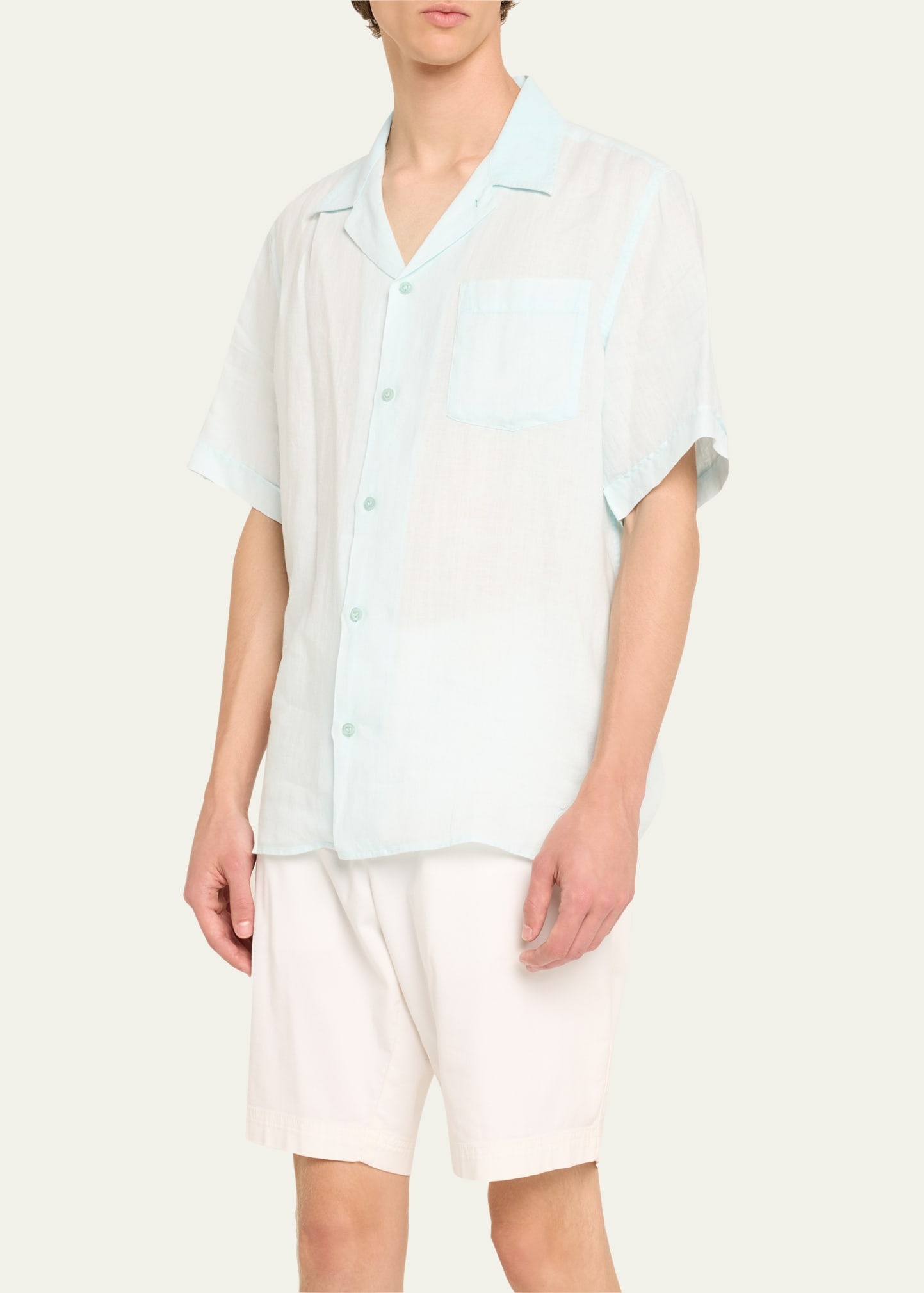 Men's Linen Pocket Camp Shirt - 4