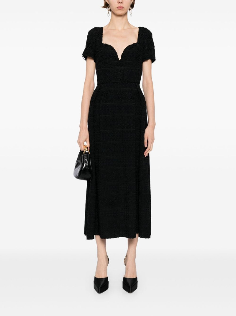 ELIE SAAB Macramé midi dress outlook