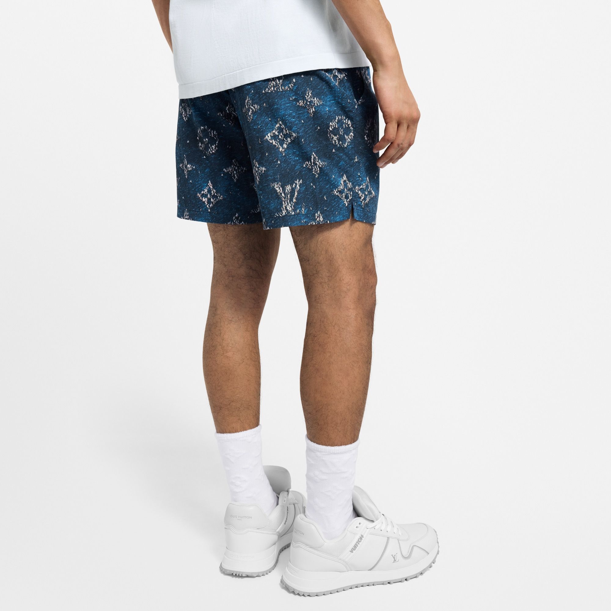 Printed Monogram Swim Shorts - 5