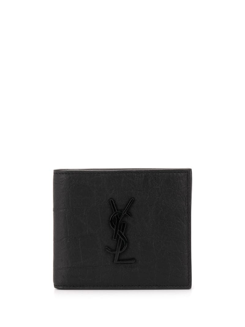wrinkled-effect bi-fold wallet - 3