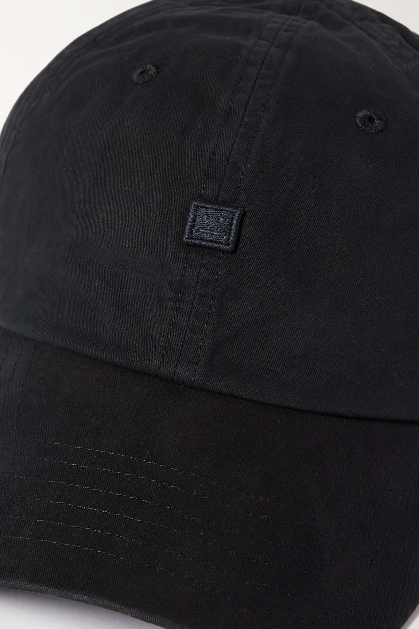 Appliquéd cotton-twill baseball cap - 4