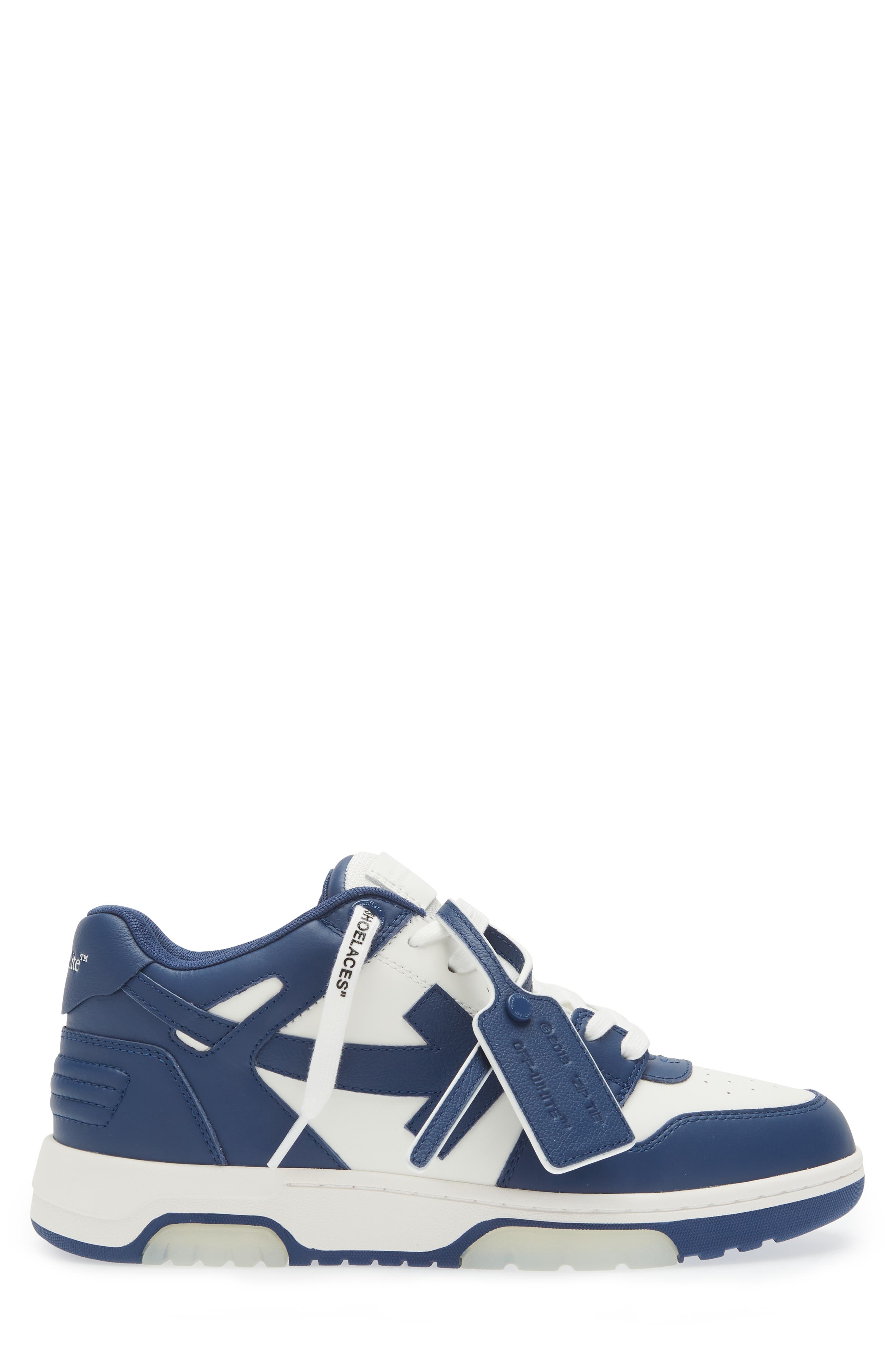 Off-White Out of Office Low Top Sneaker in White/royal Blue at Nordstrom - 3