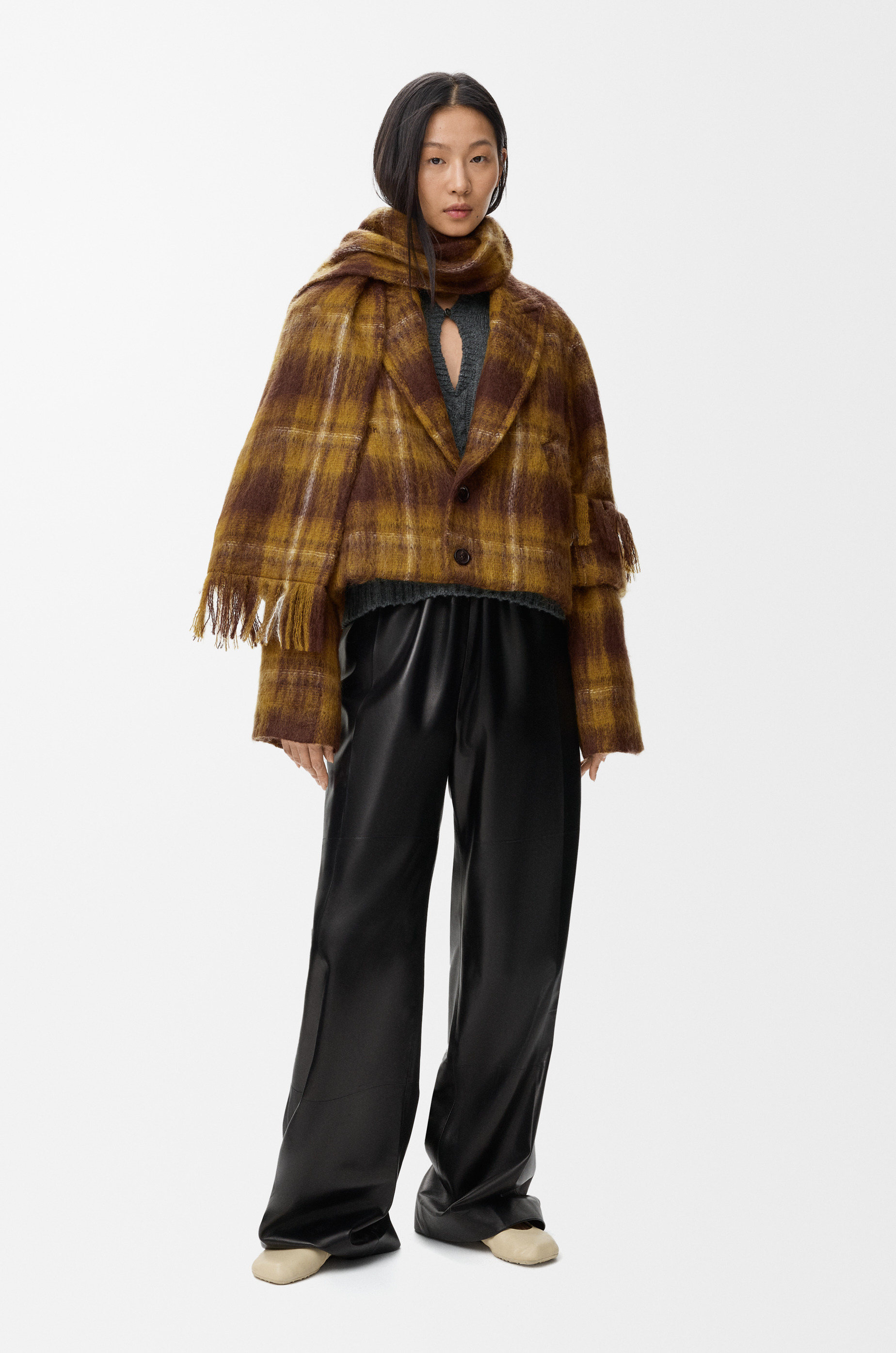Jacket in mohair and wool blend - 2