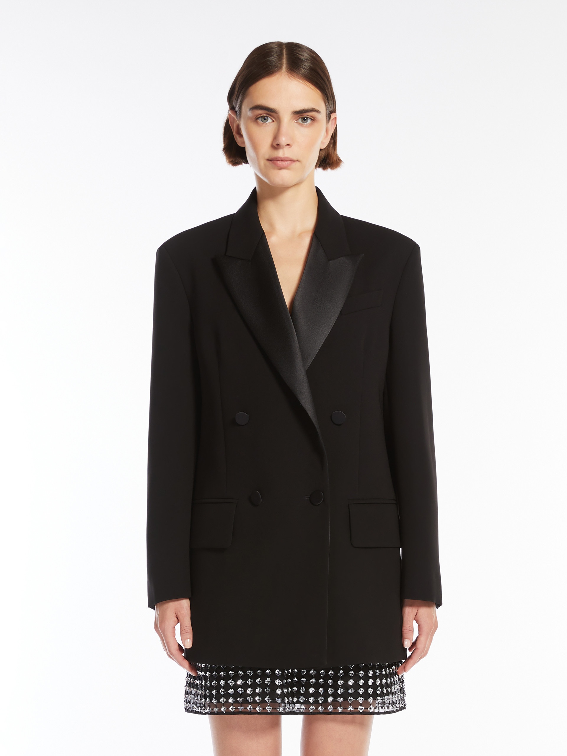 GABARRA Double-breasted cady blazer - 3