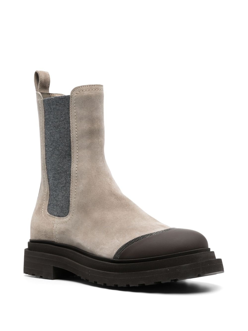 50mm suede ankle boots - 2