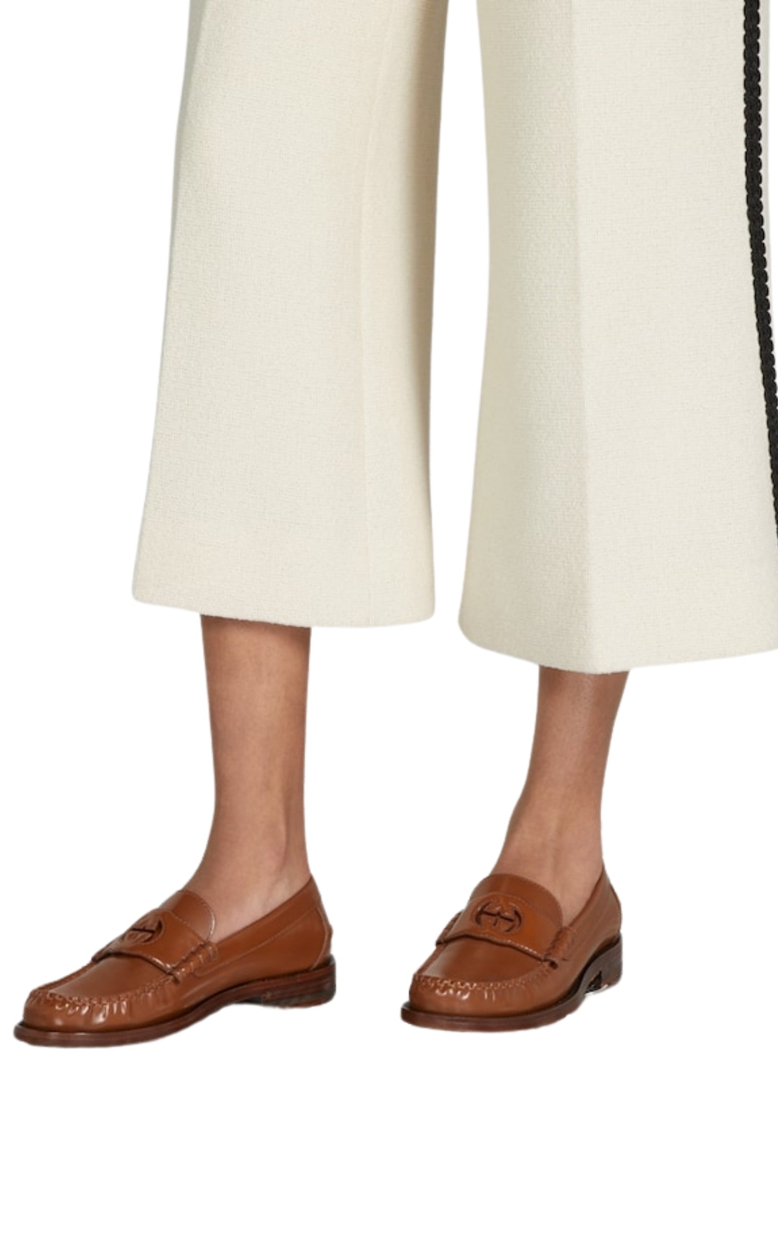 Cut-Out GG Detailing Loafers - 2