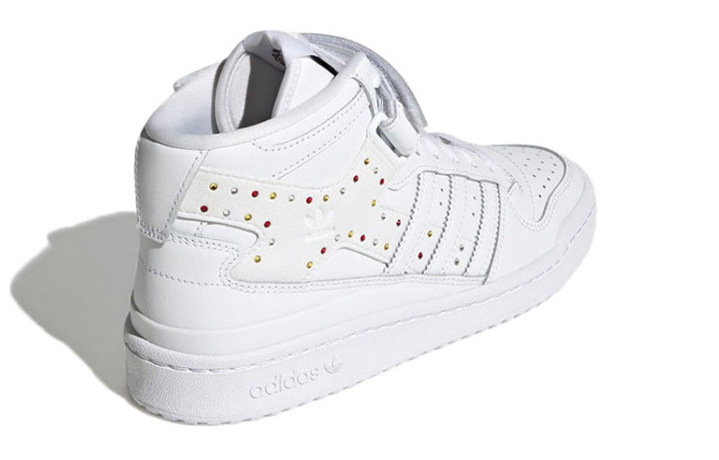 (WMNS) adidas Swarovski x Forum Mid 'White Black' GY0819 4