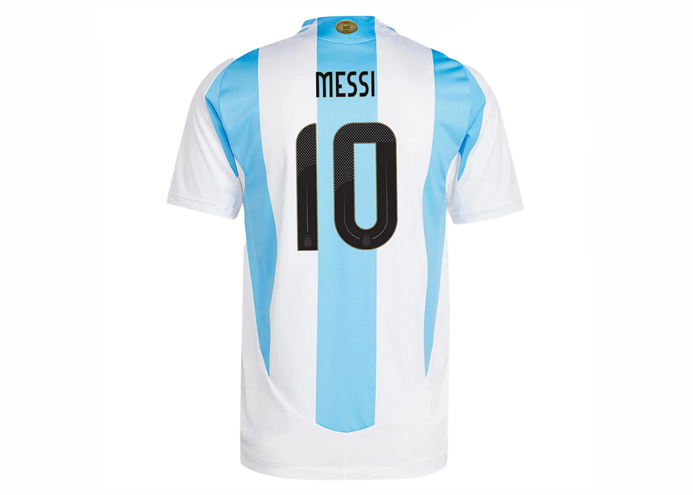 adidas Argentina 2024 Home Authentic Messi Jersey White/Blue Burst - 2